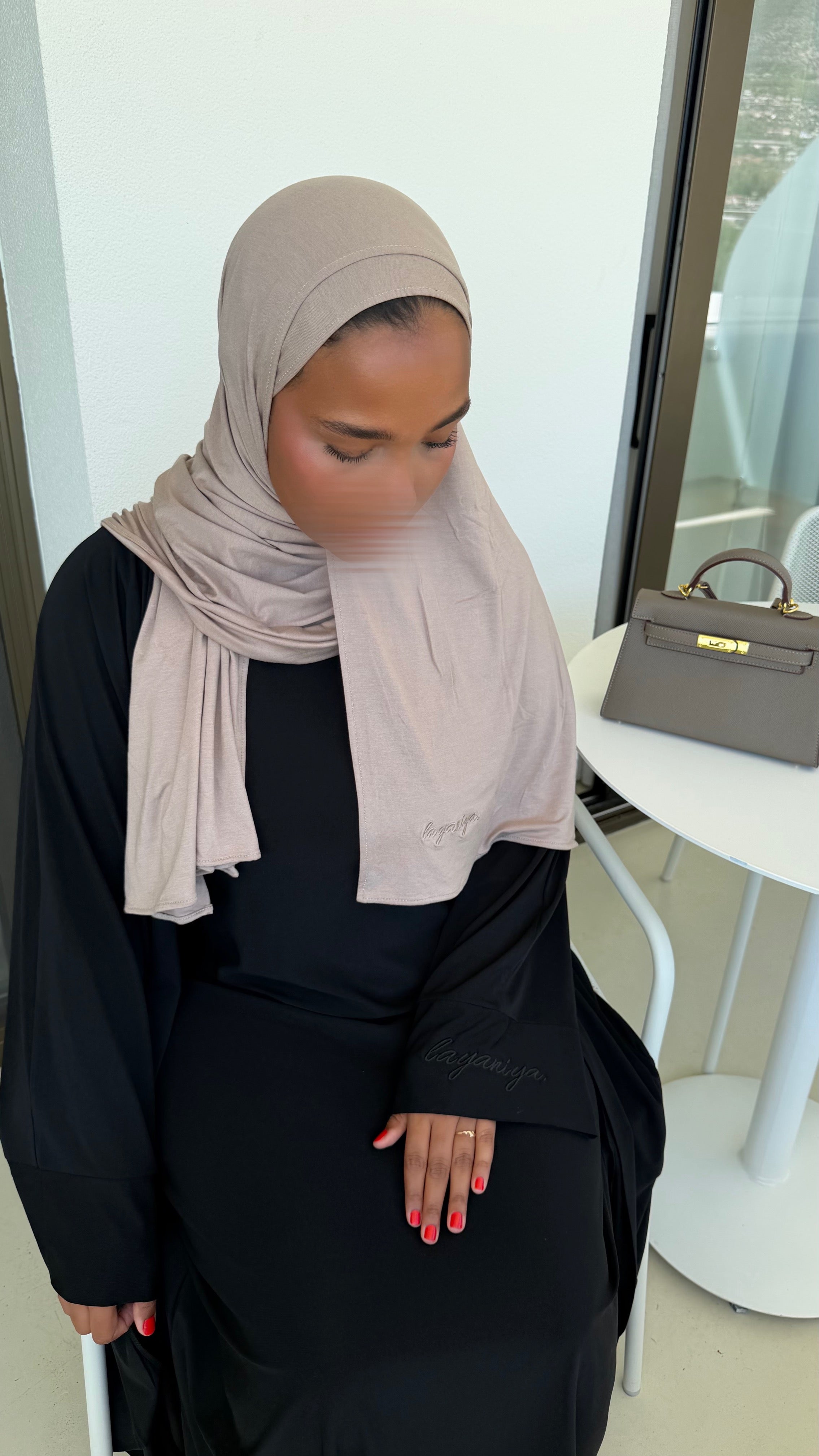 HIJAB JERSEY BAMBOO • MILKY CACAO