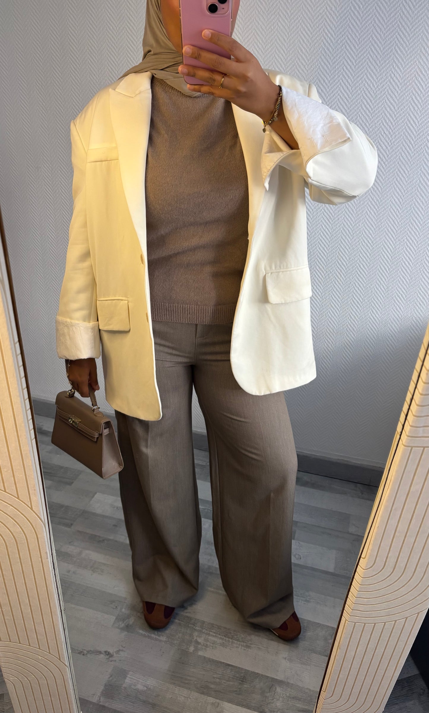 TOP EN LAINE • TAUPE