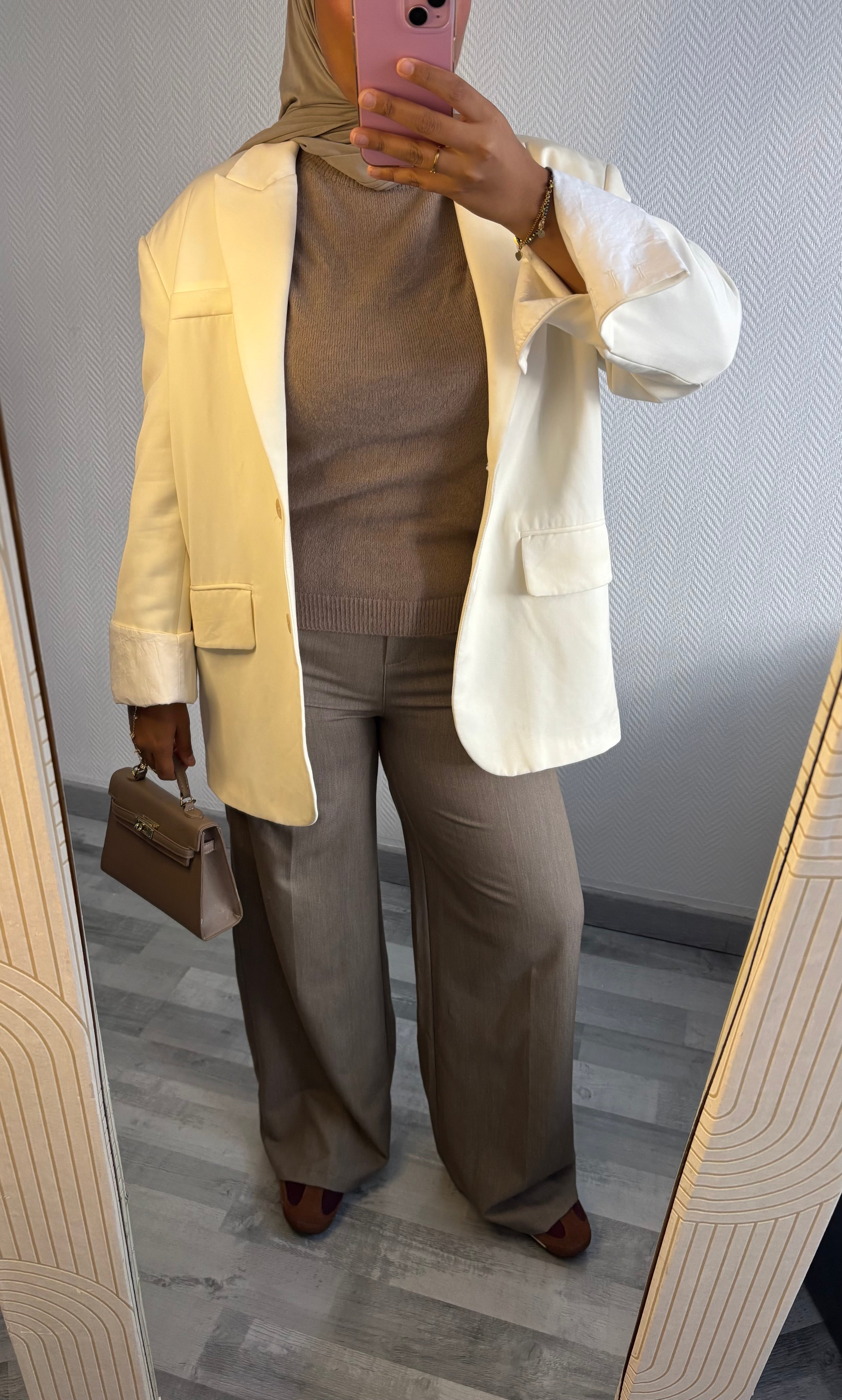 TOP EN LAINE • TAUPE