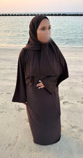 ABAYA JERSEY PREMIUM • CHOCO
