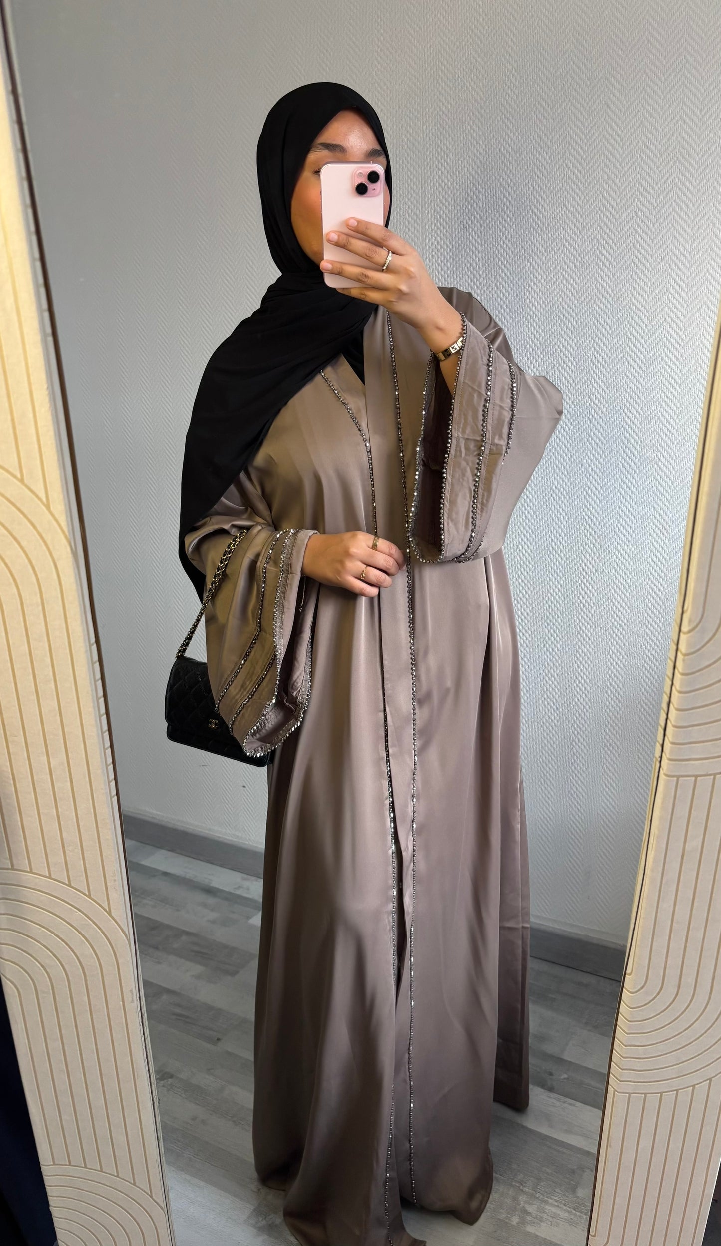 ABAYA / KIMONO AMEERA • TAUPE