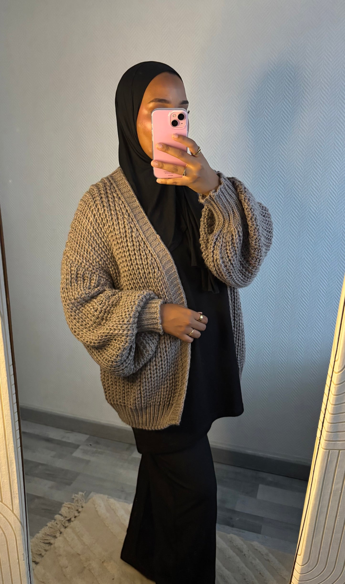 GILET TESNIM • TAUPE