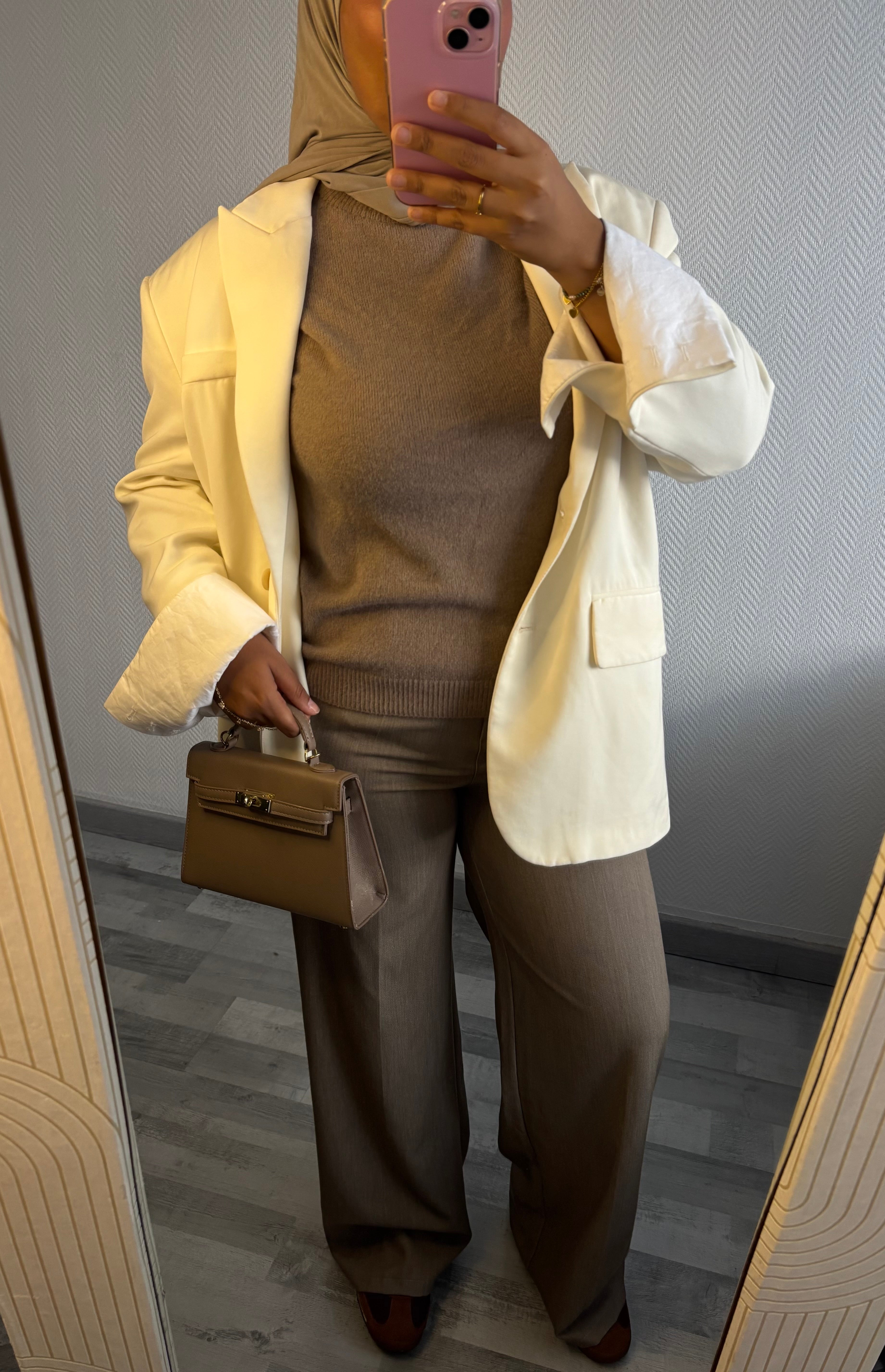 TOP EN LAINE • TAUPE