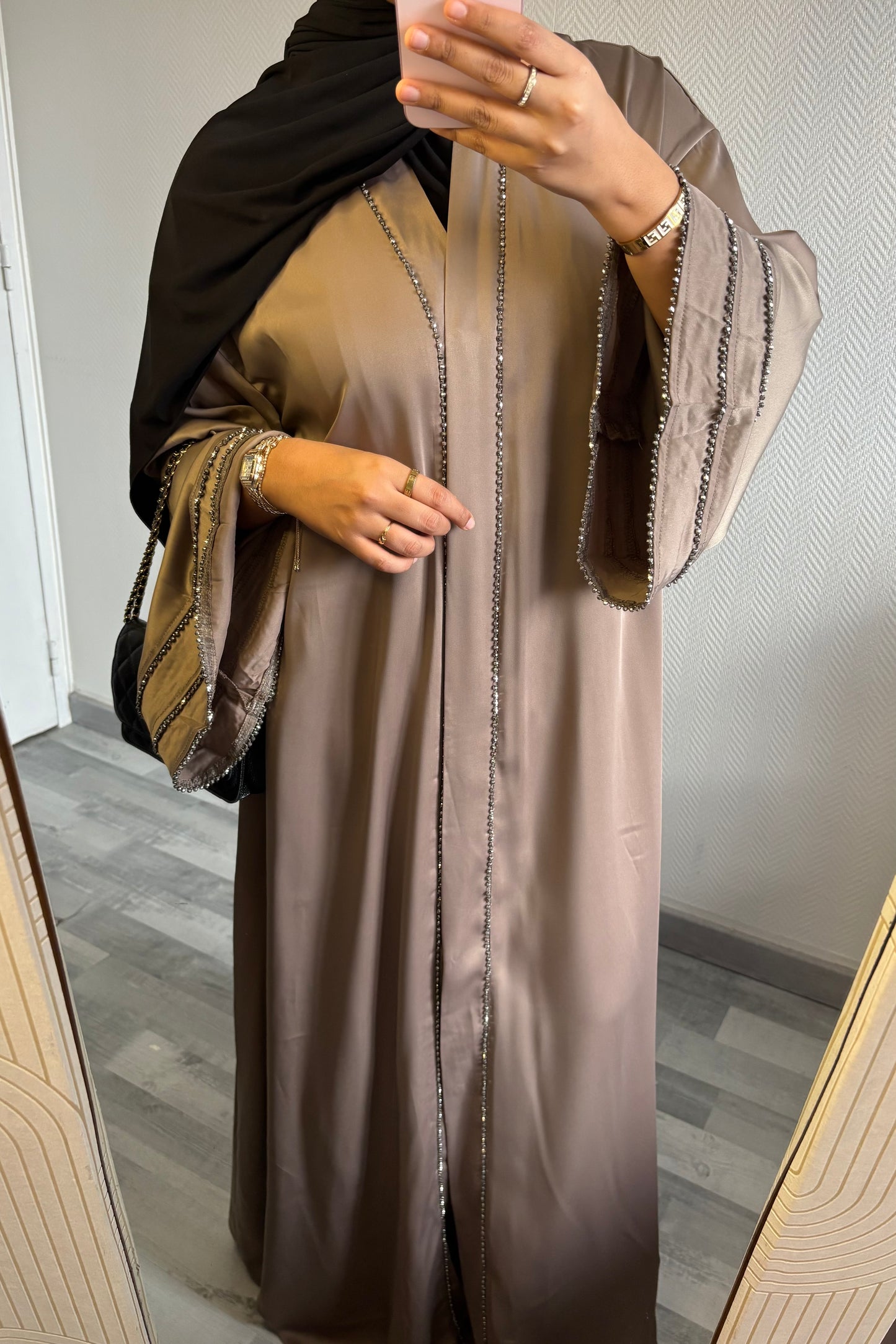 ABAYA / KIMONO AMEERA • TAUPE