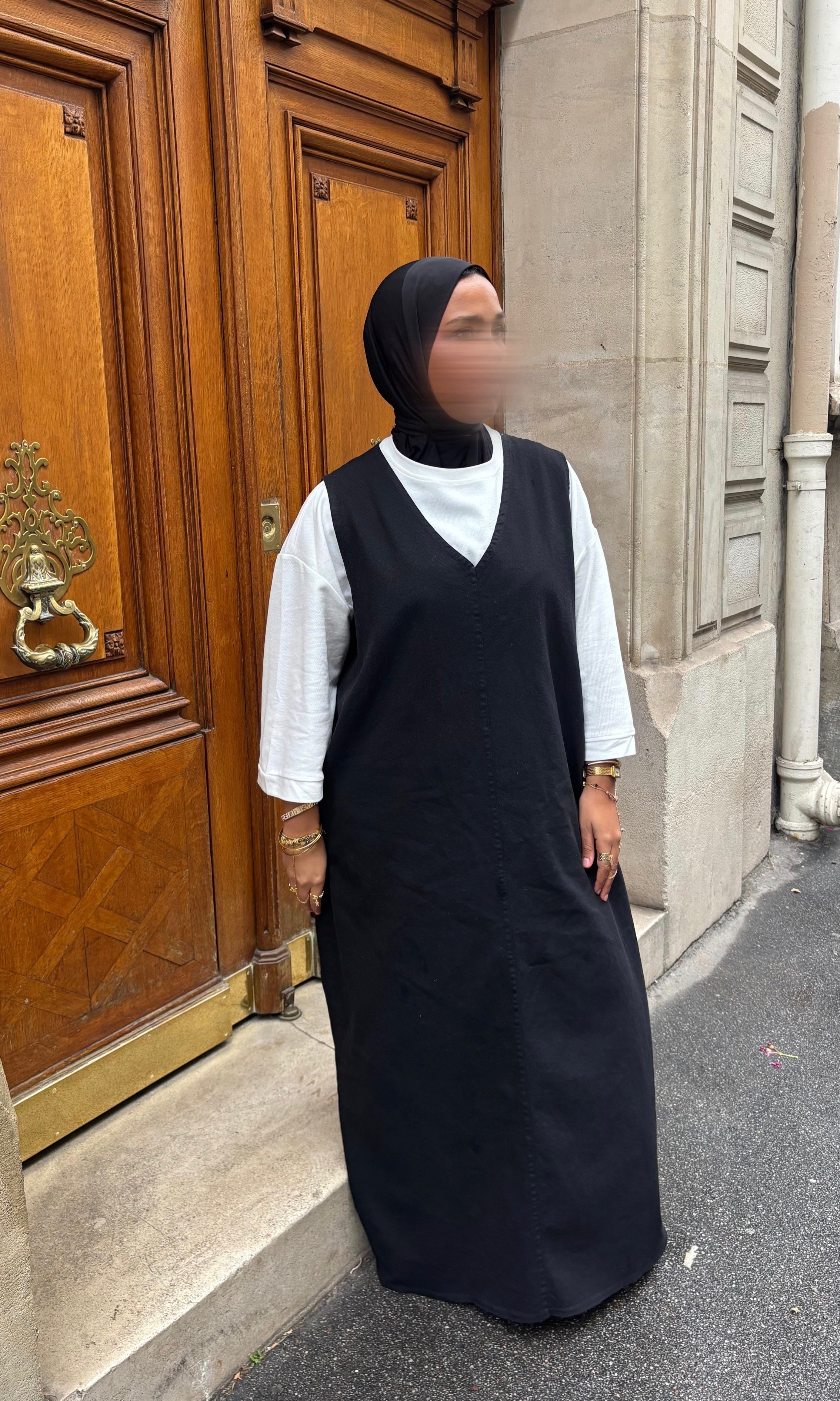 ROBE EN JEAN • NOIR