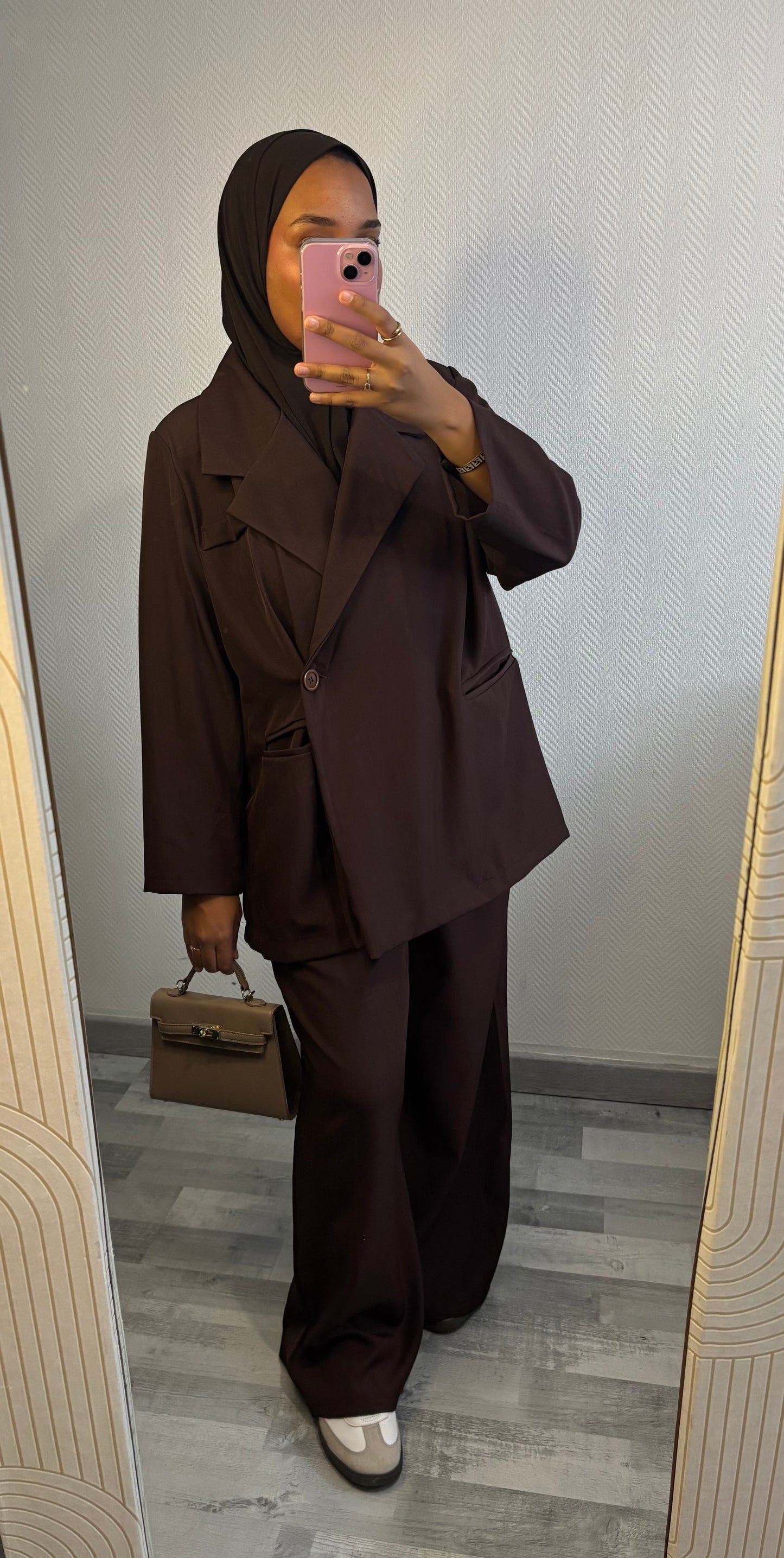 ENSEMBLE BLAZER • CHOCO