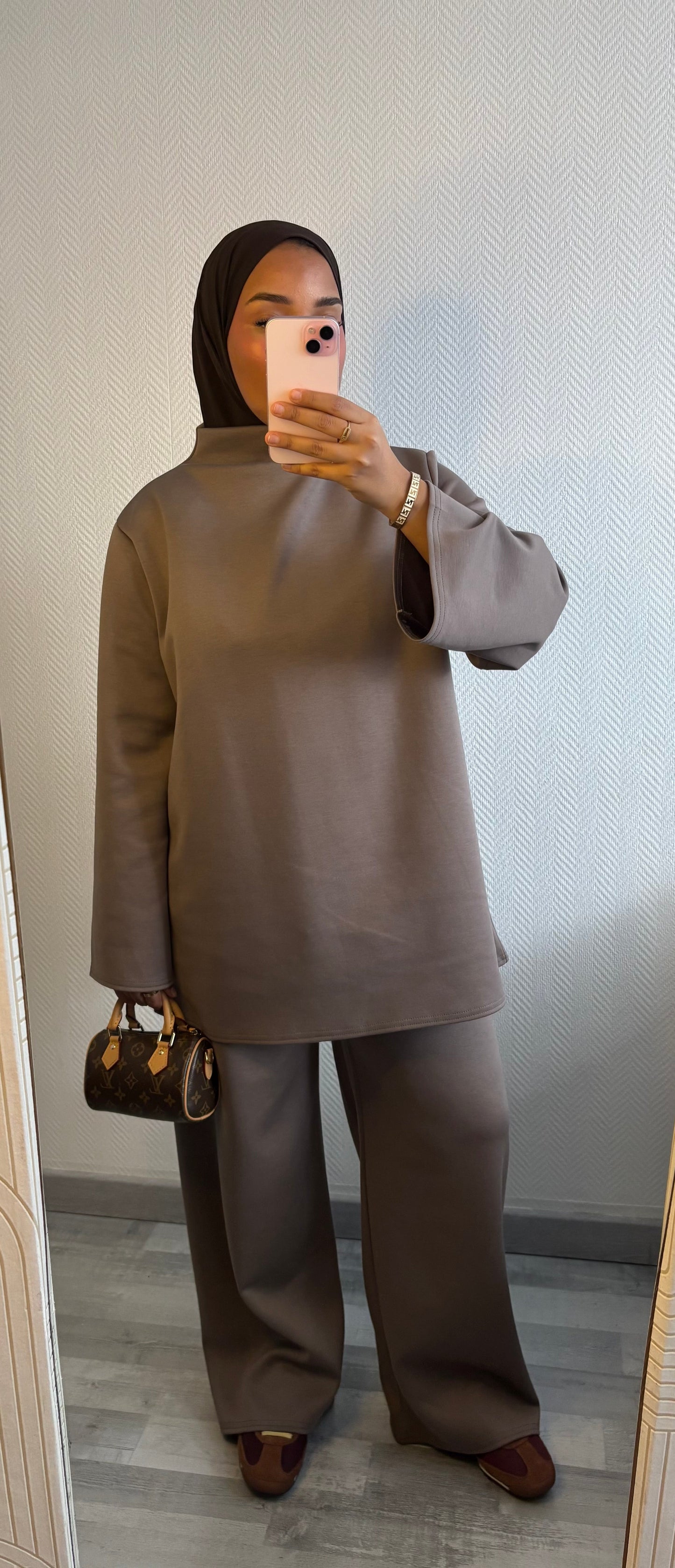 ENSEMBLE LAYAN • TAUPE FONCÉ