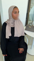 HIJAB JERSEY BAMBOO • MILKY CACAO