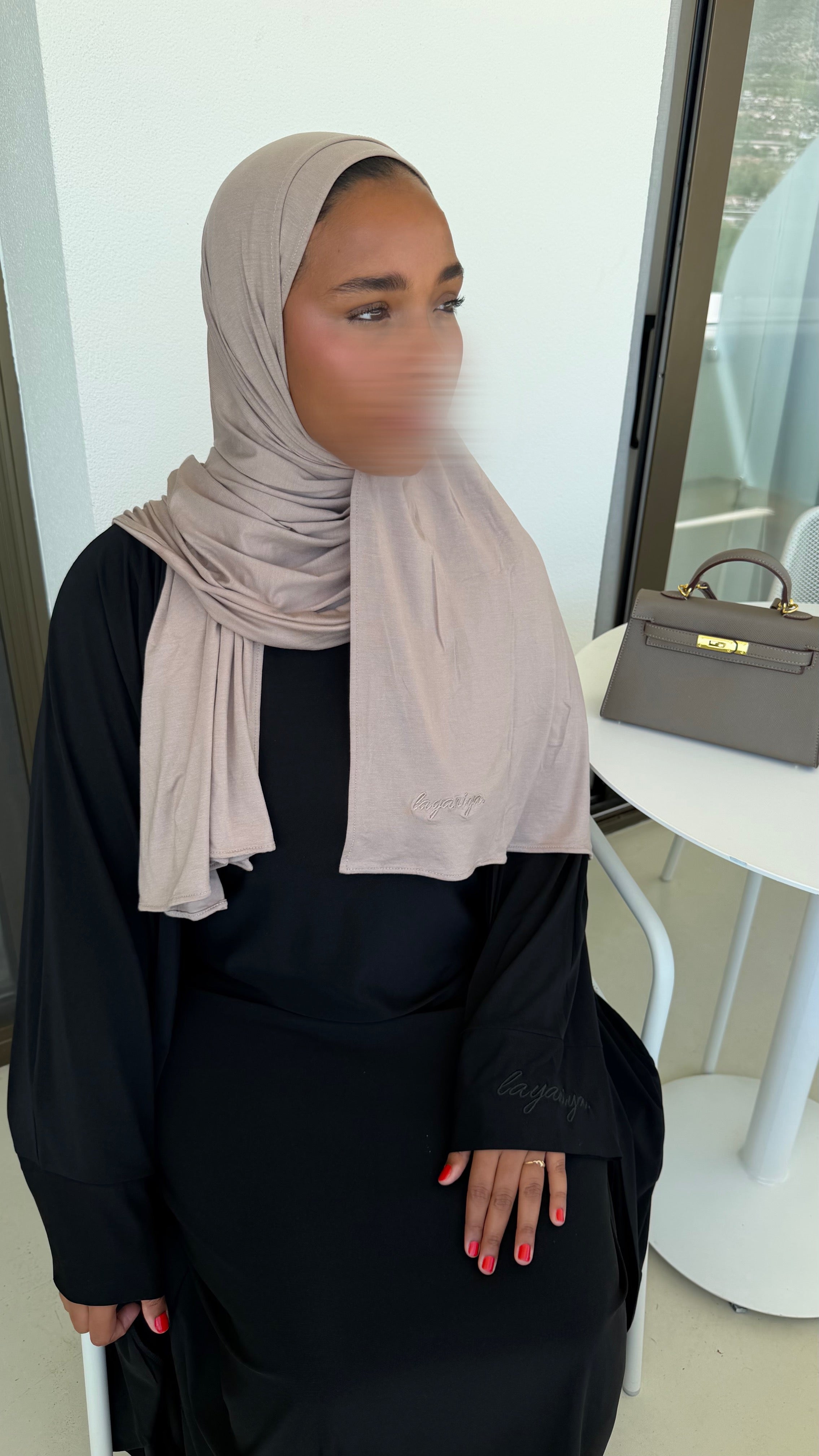 HIJAB JERSEY BAMBOO • MILKY CACAO