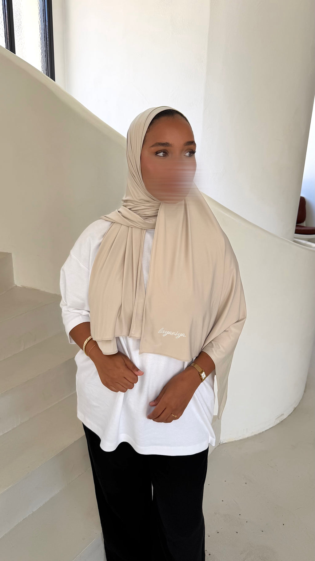 HIJAB JERSEY LIQUID • MINK