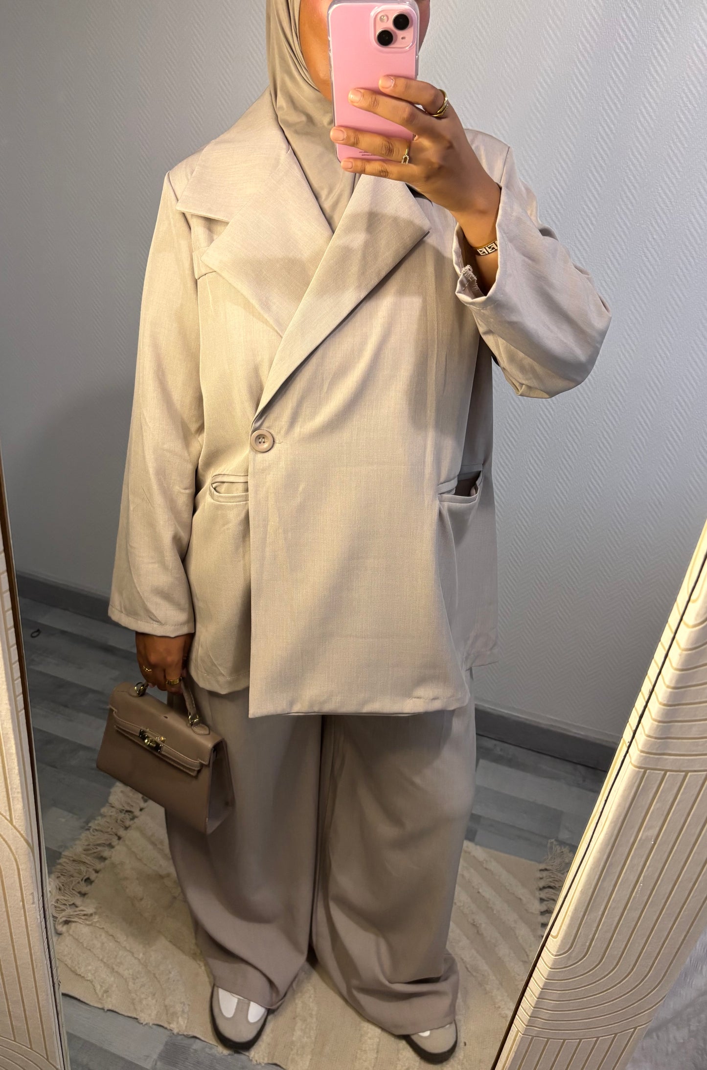ENSEMBLE BLAZER • TAUPE