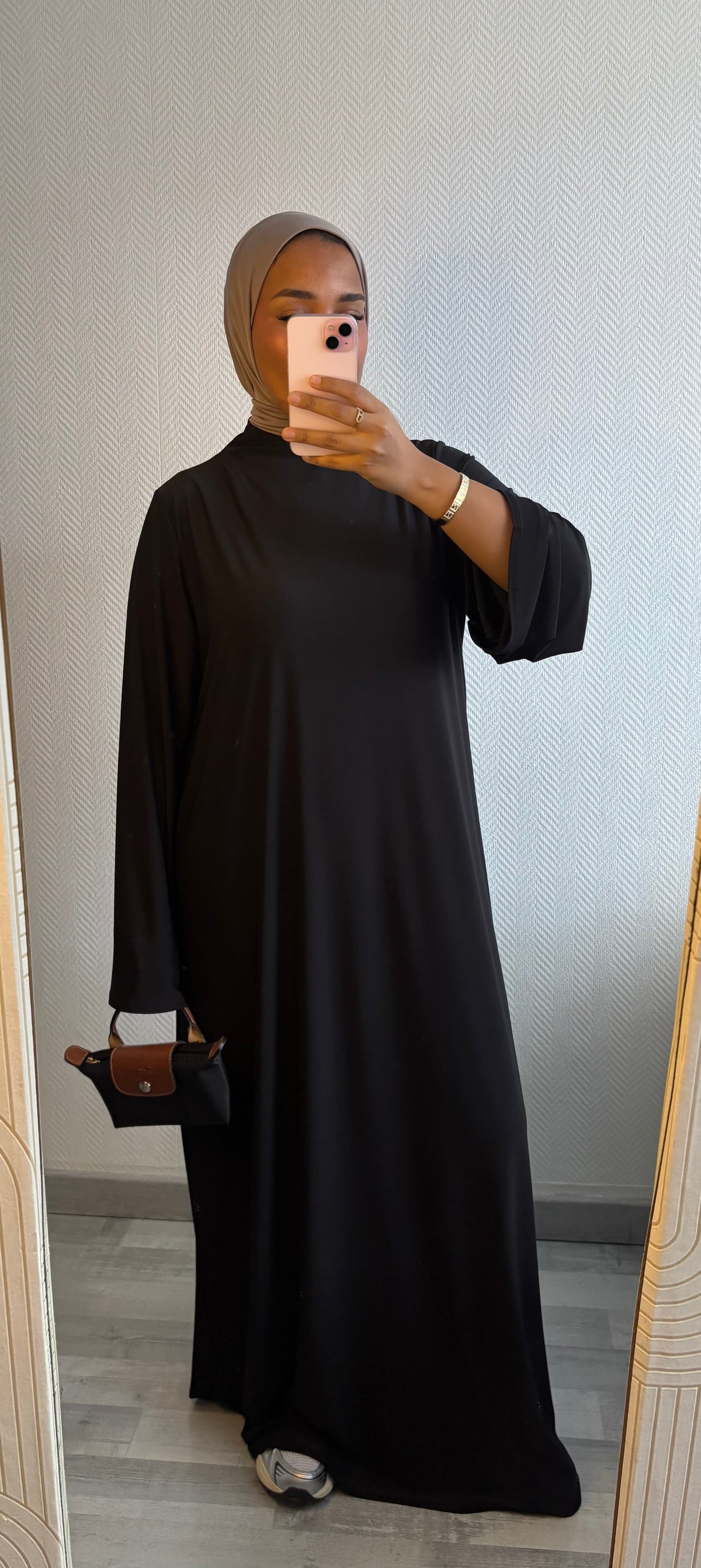 ABAYA JERSEY PREMIUM • NOIR