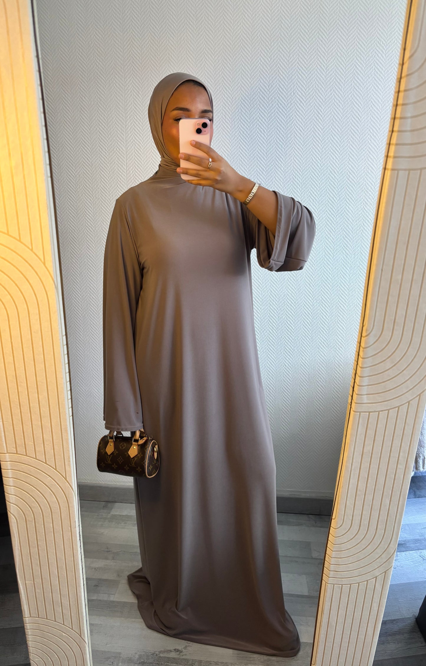 ABAYA JERSEY PREMIUM • TAUPE
