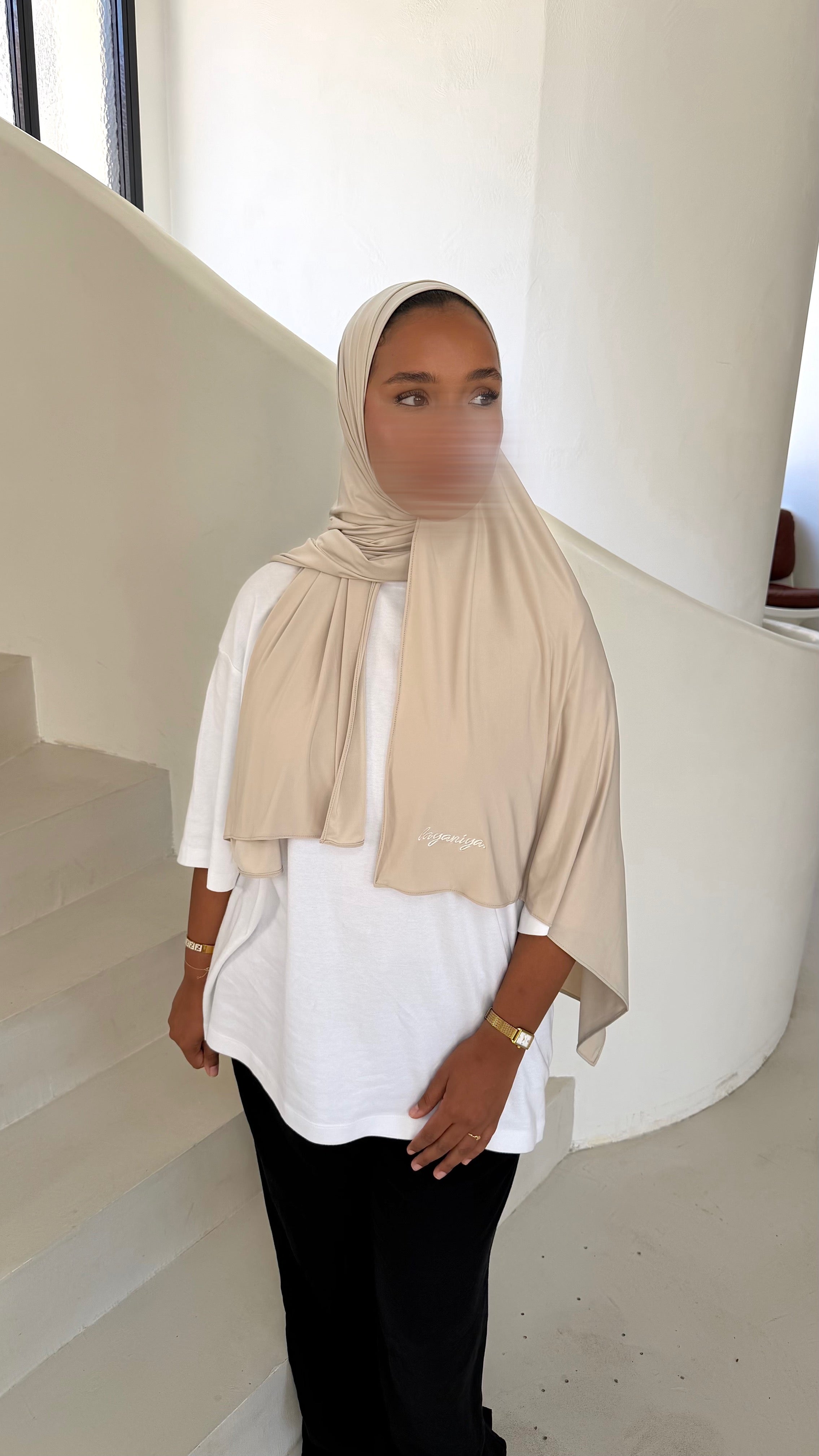 HIJAB JERSEY LIQUID • MINK