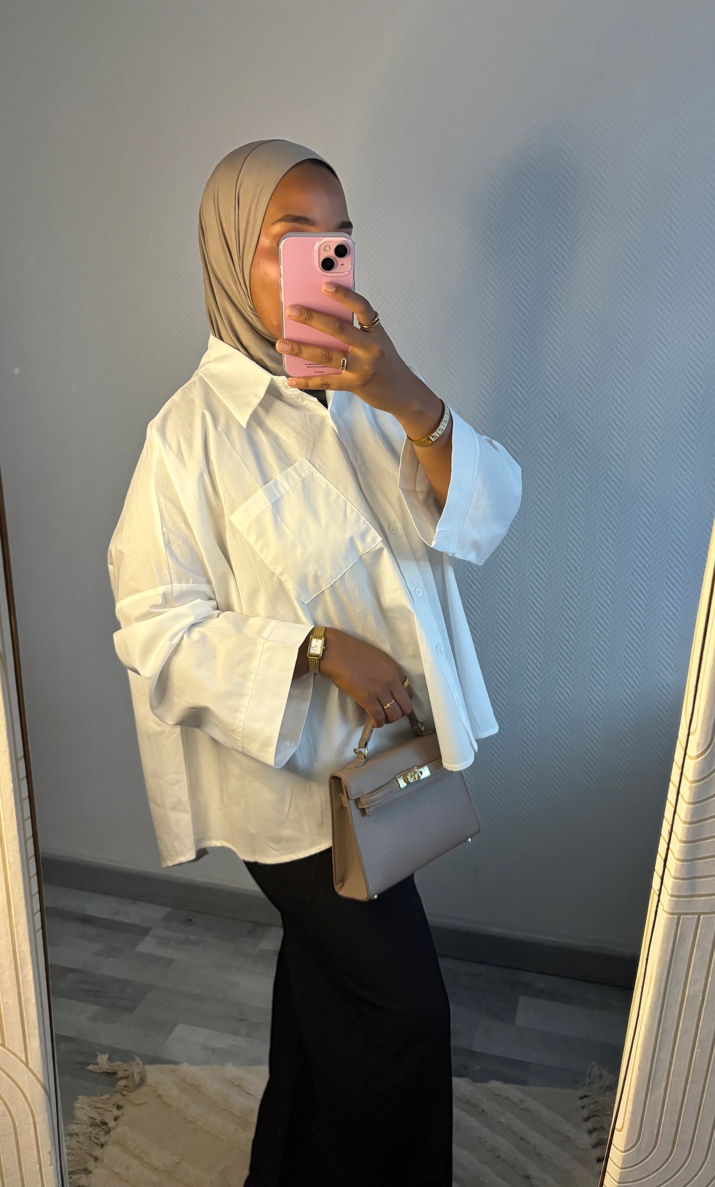 CHEMISE OVERSIZE • BLANCHE