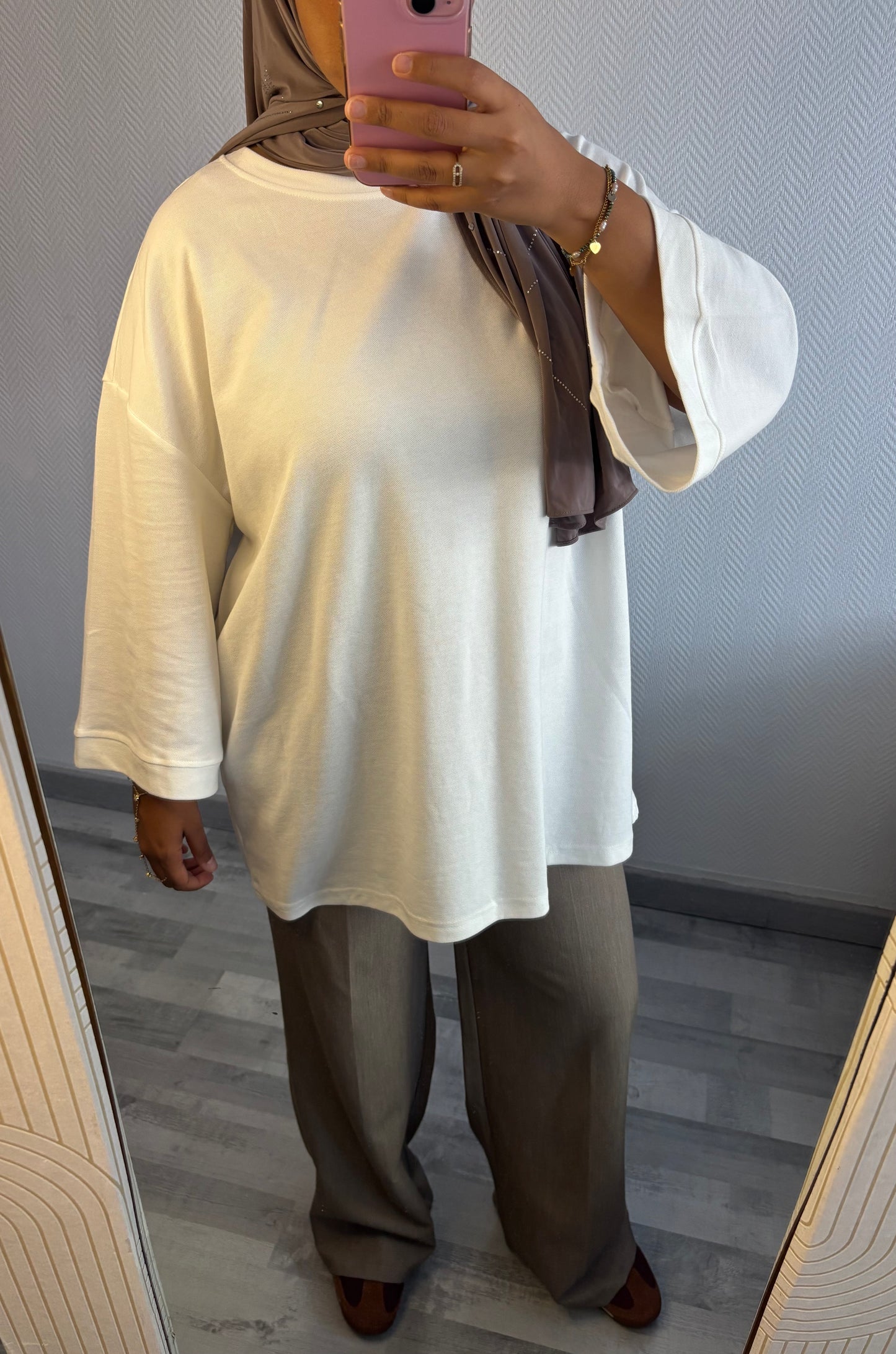 T-SHIRT MASTOUR • BLANC