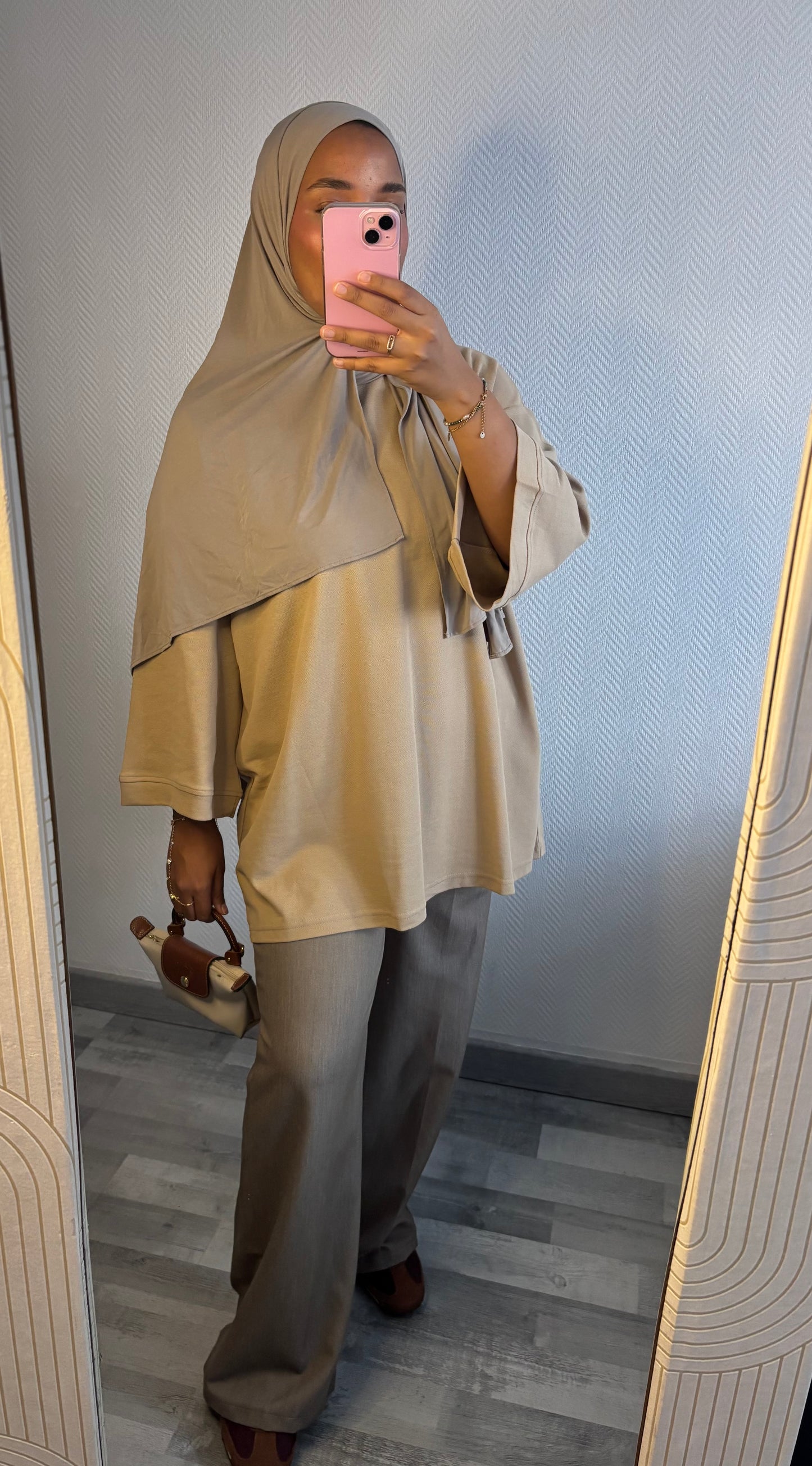 T-SHIRT MASTOUR • TAUPE