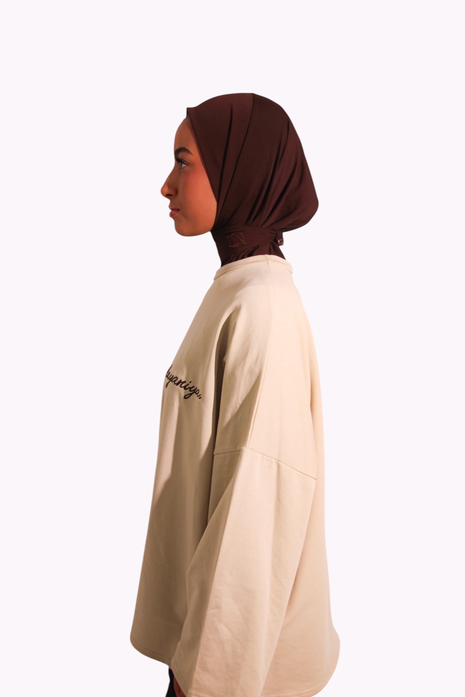 T-SHIRT SIGNATURE • BEIGE / CHOCO