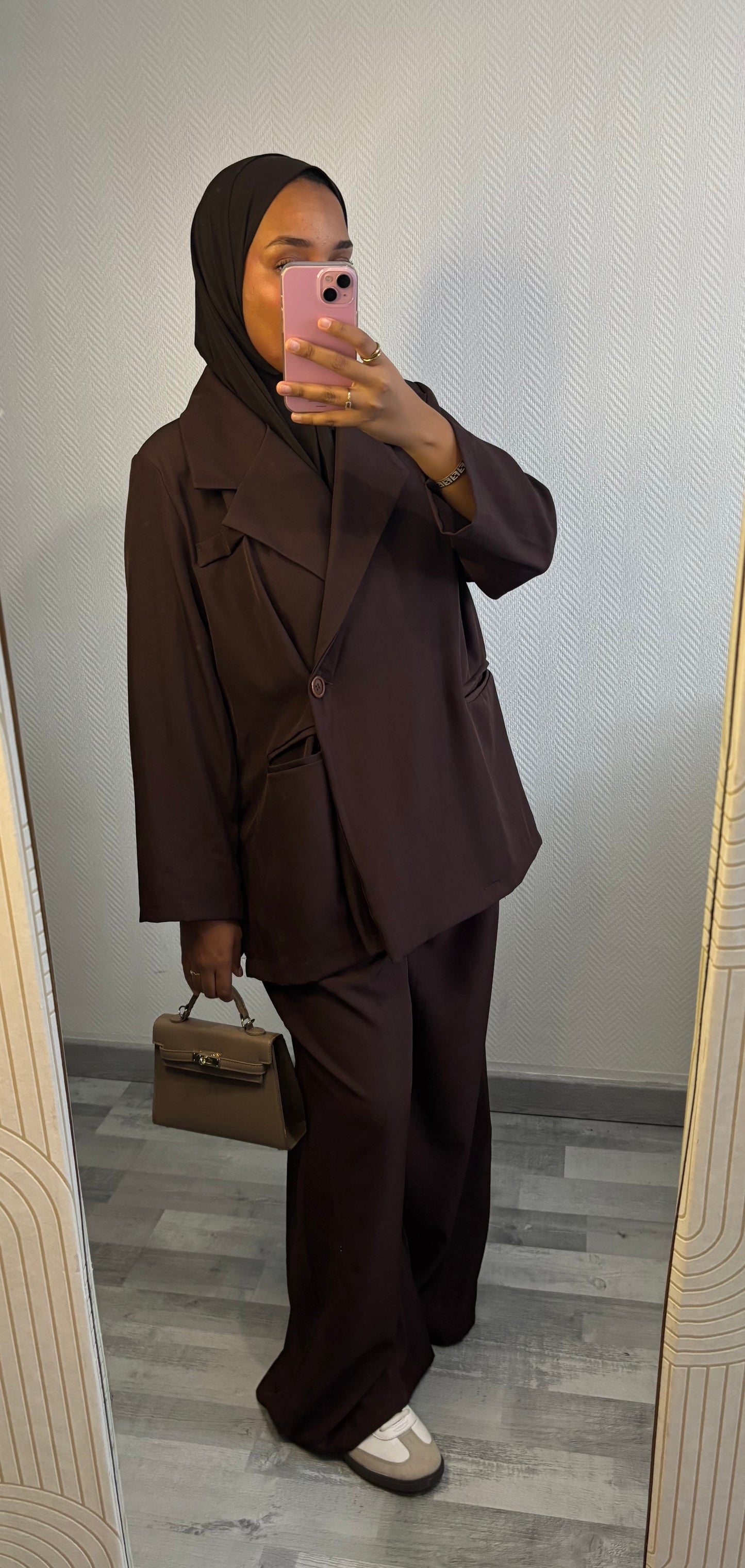 ENSEMBLE BLAZER • CHOCO