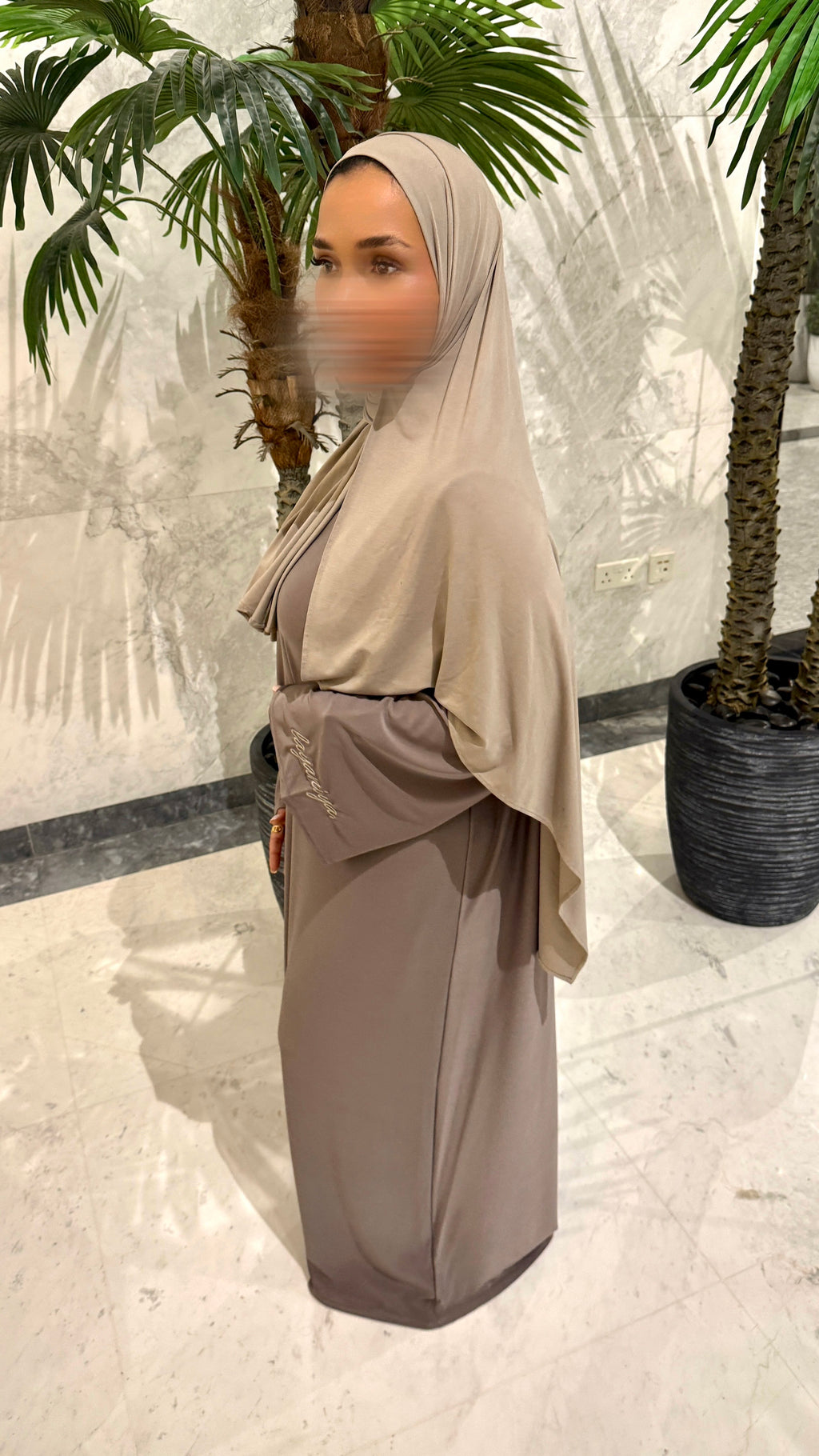 ABAYA JERSEY PREMIUM • TAUPE