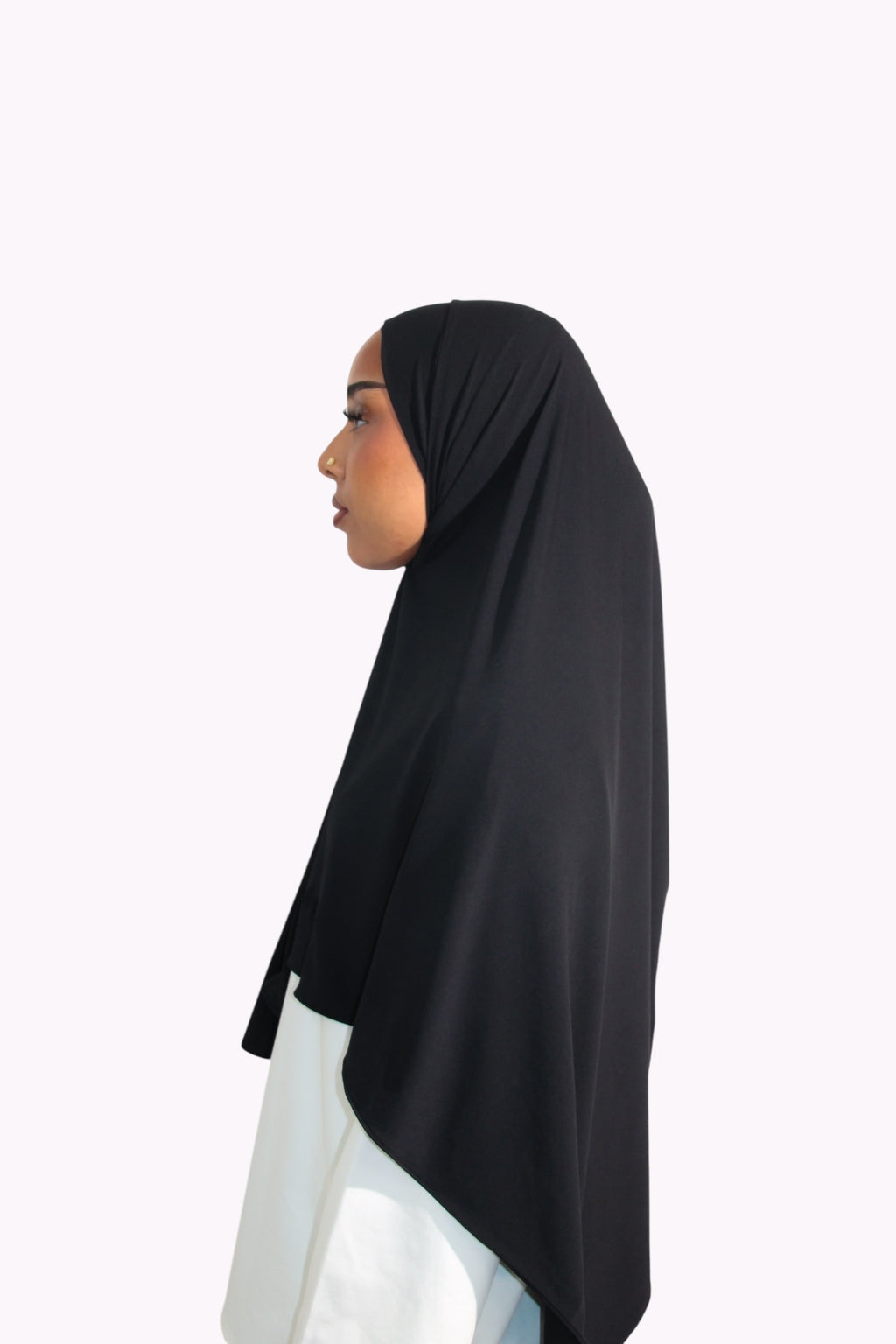 HIJAB JERSEY PREMIUM • NOIR