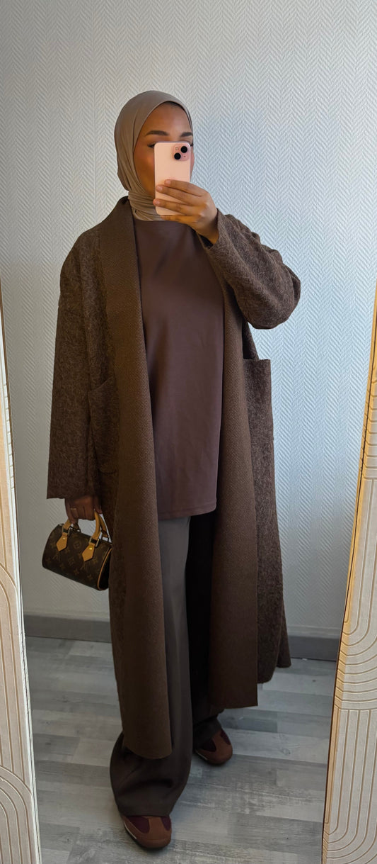 MANTEAU À POCHES • CHOCO
