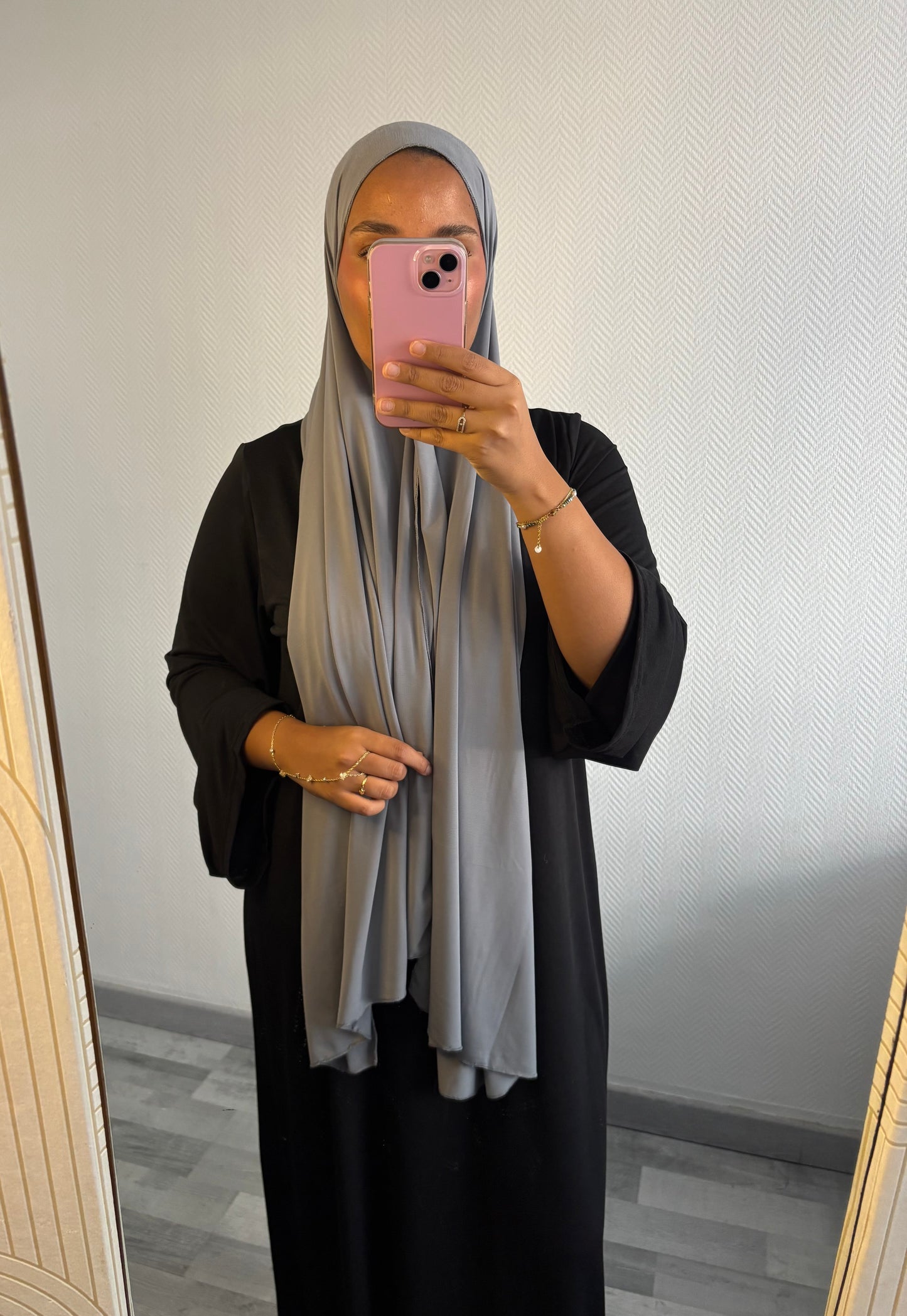 VOILE EN JERSEY PREMIUM • GRIS FONCÉ