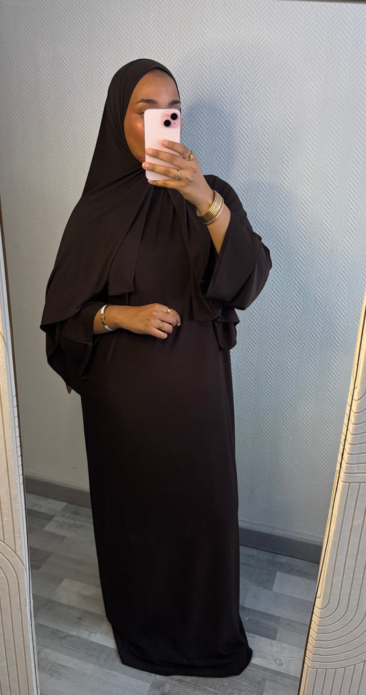 ABAYA JERSEY PREMIUM • CHOCO