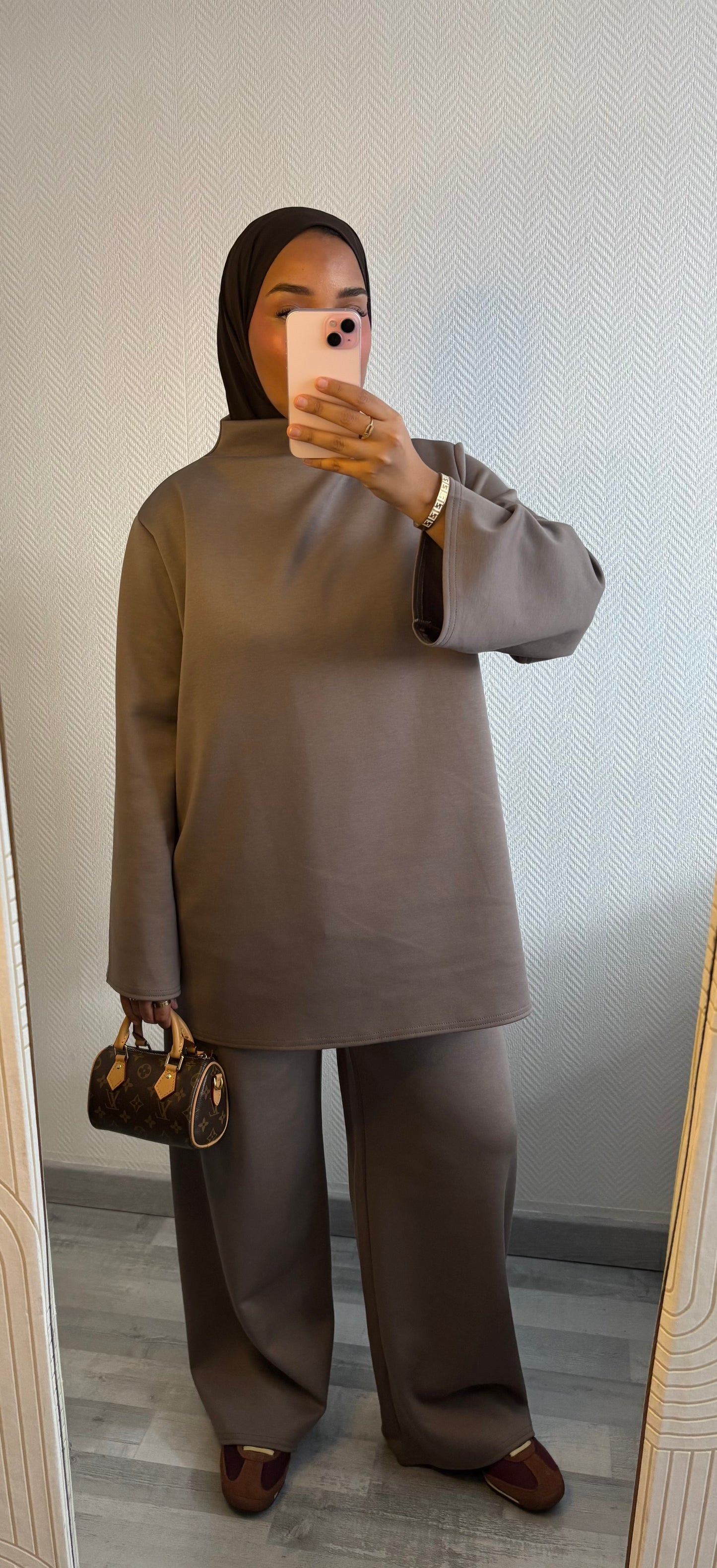 ENSEMBLE LAYAN • TAUPE FONCÉ