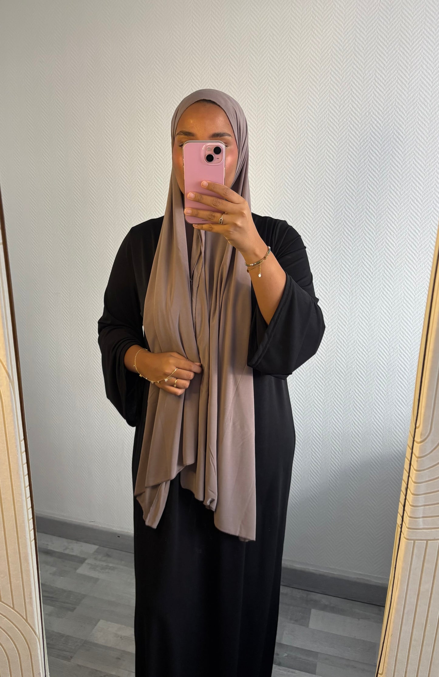 VOILE EN JERSEY PREMIUM • TAUPE CLAIR