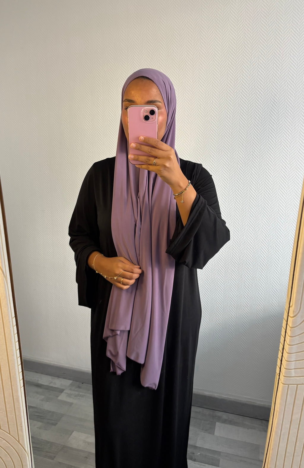 VOILE EN JERSEY PREMIUM • PRUNE