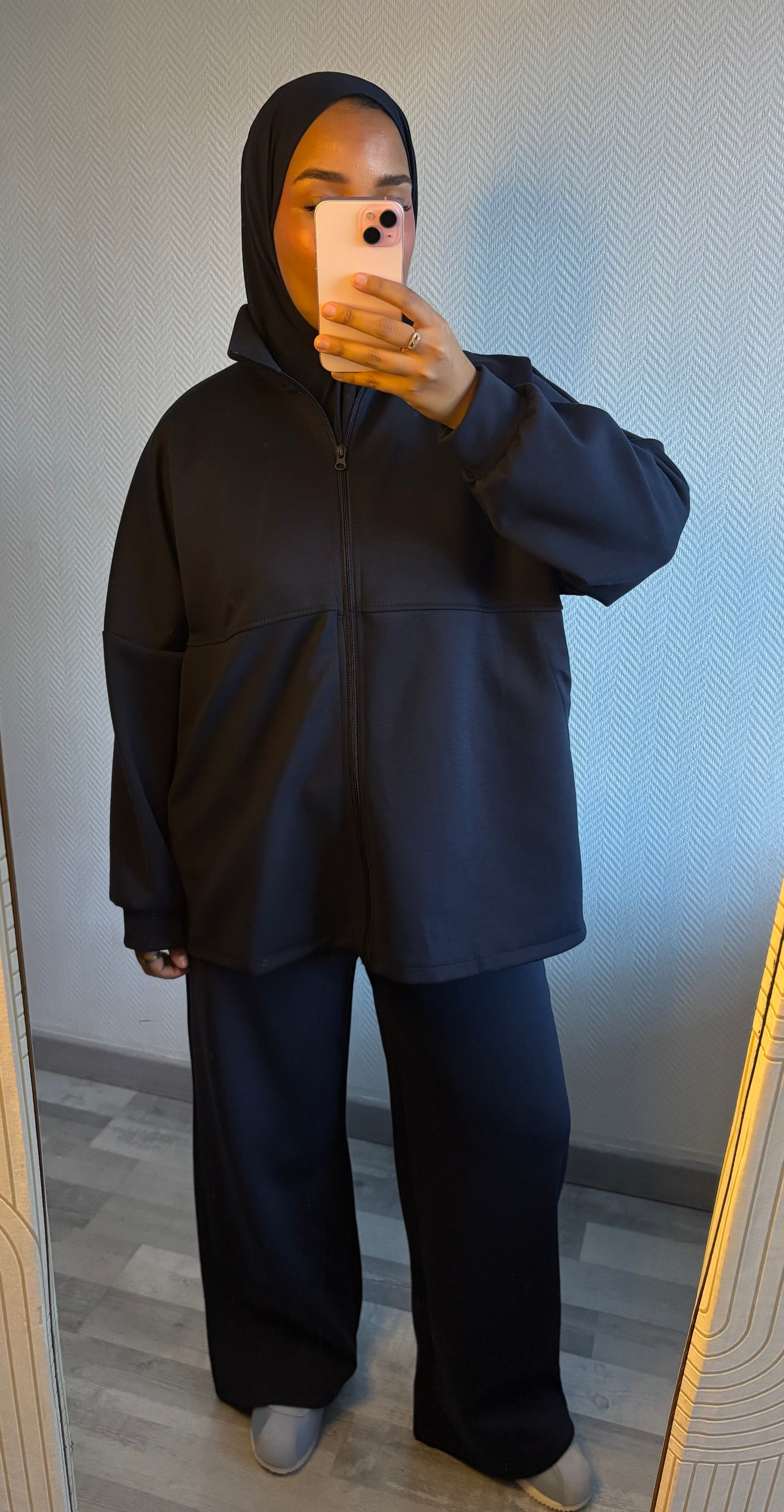 SURVÊTEMENT ZIPPÉ • MARINE