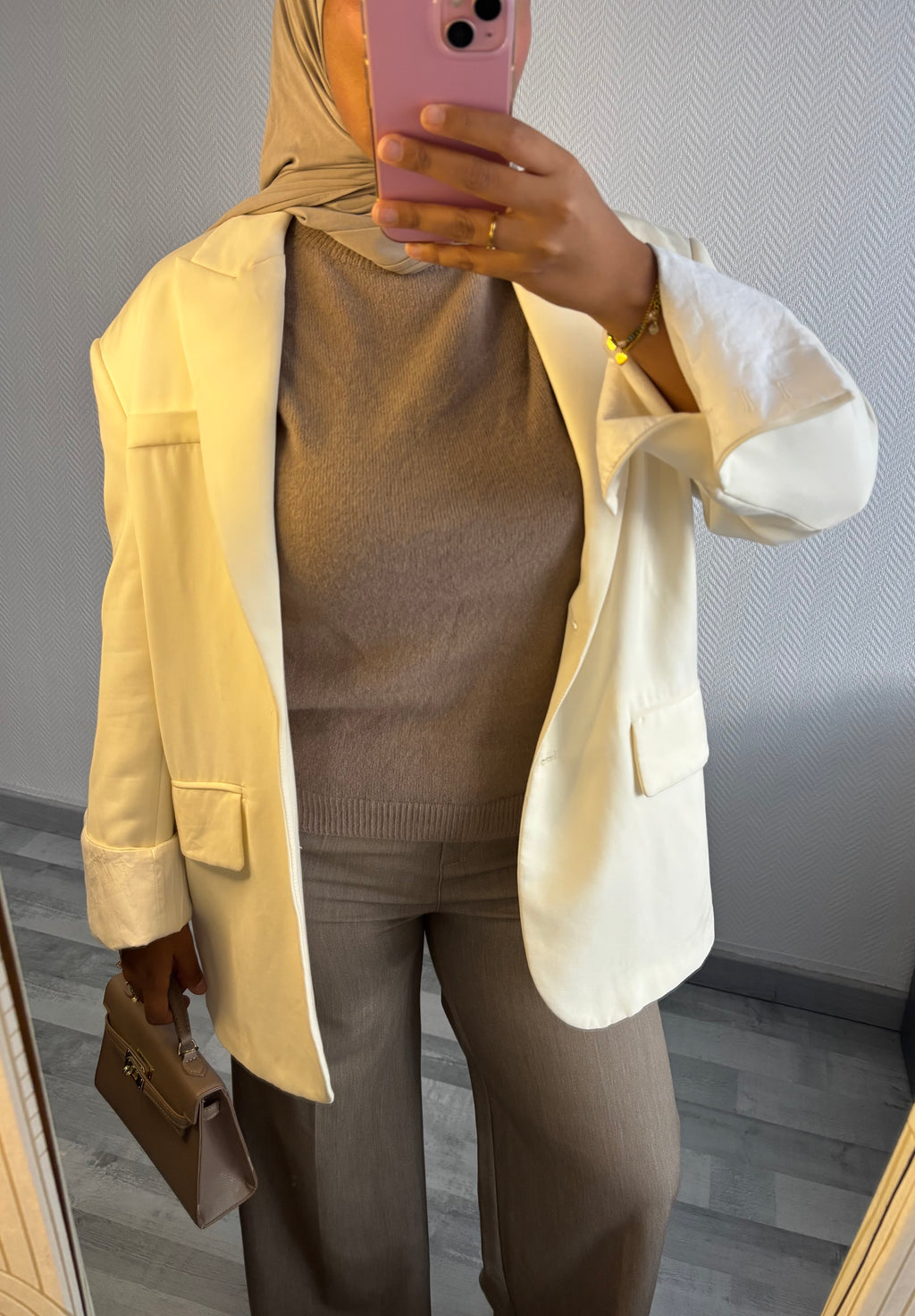 TOP EN LAINE • TAUPE