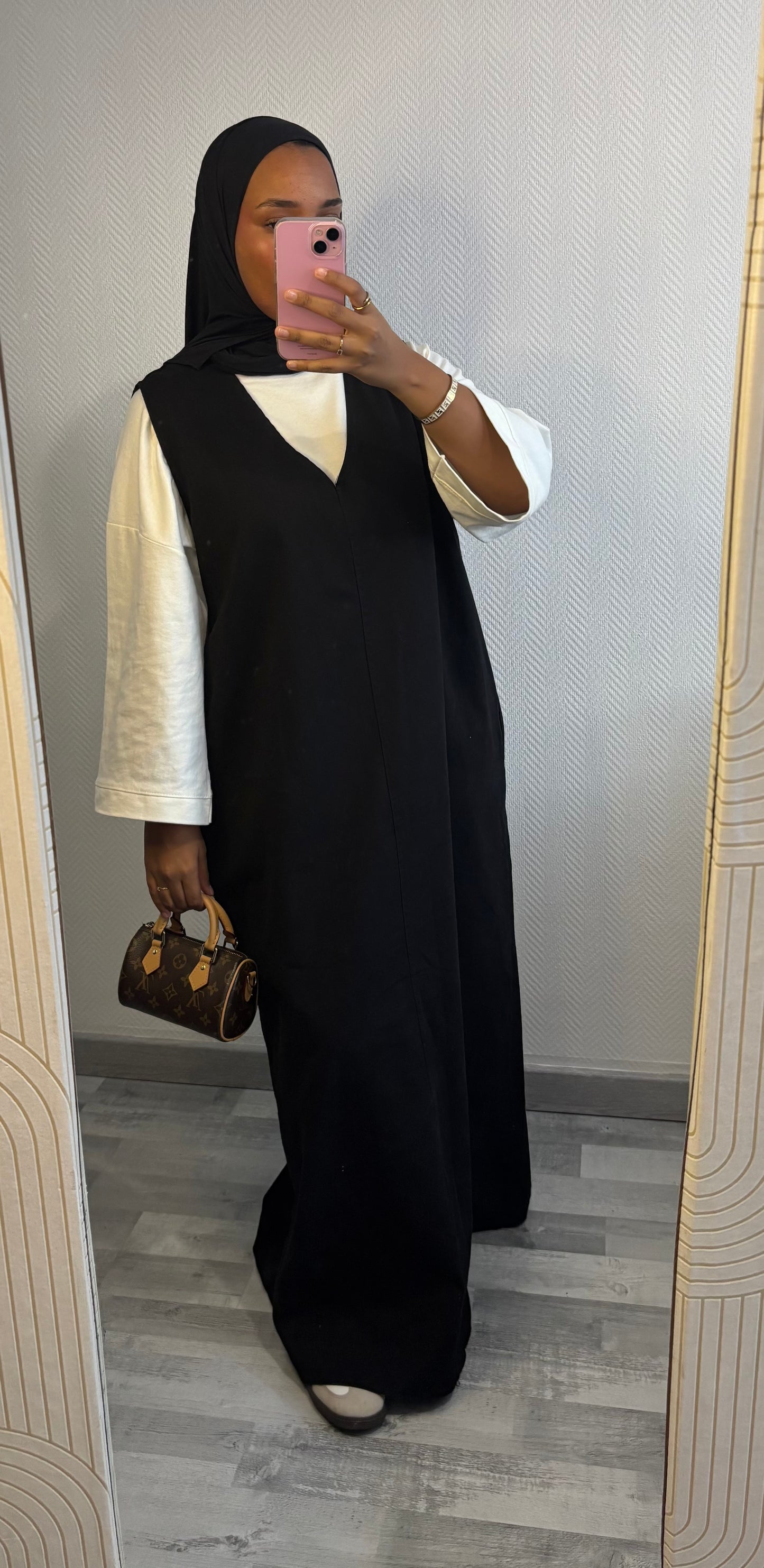 ROBE EN JEAN • NOIR