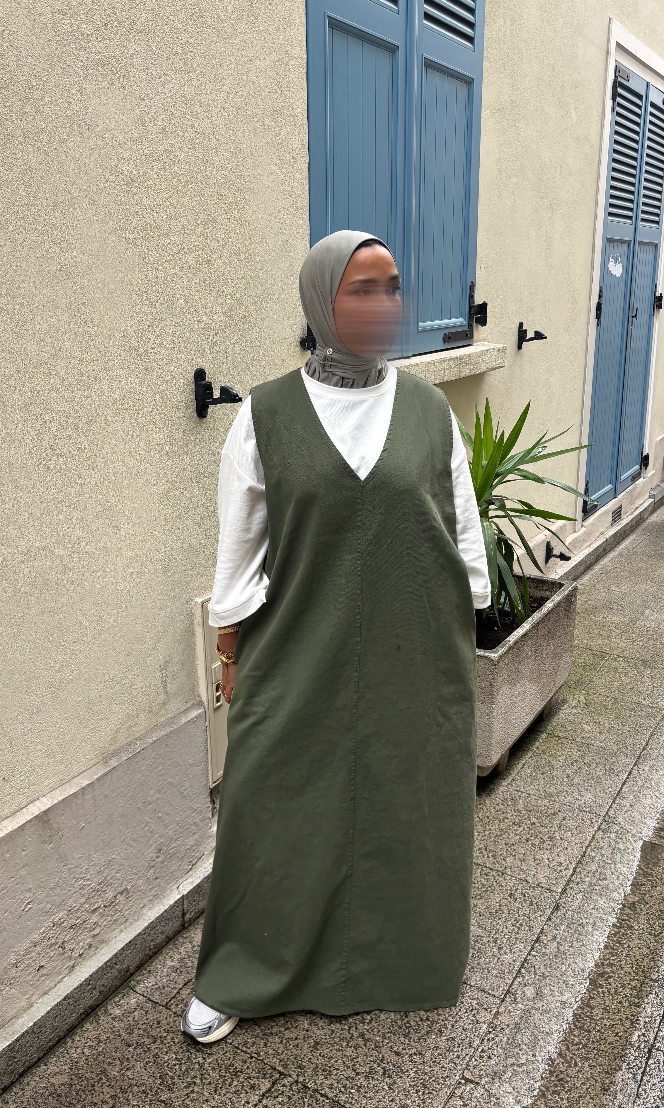 ROBE EN JEAN • KAKI