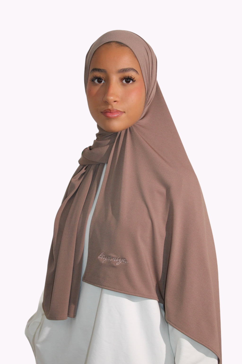 HIJAB JERSEY PREMIUM • TAUPE