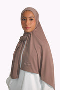HIJAB JERSEY PREMIUM • TAUPE