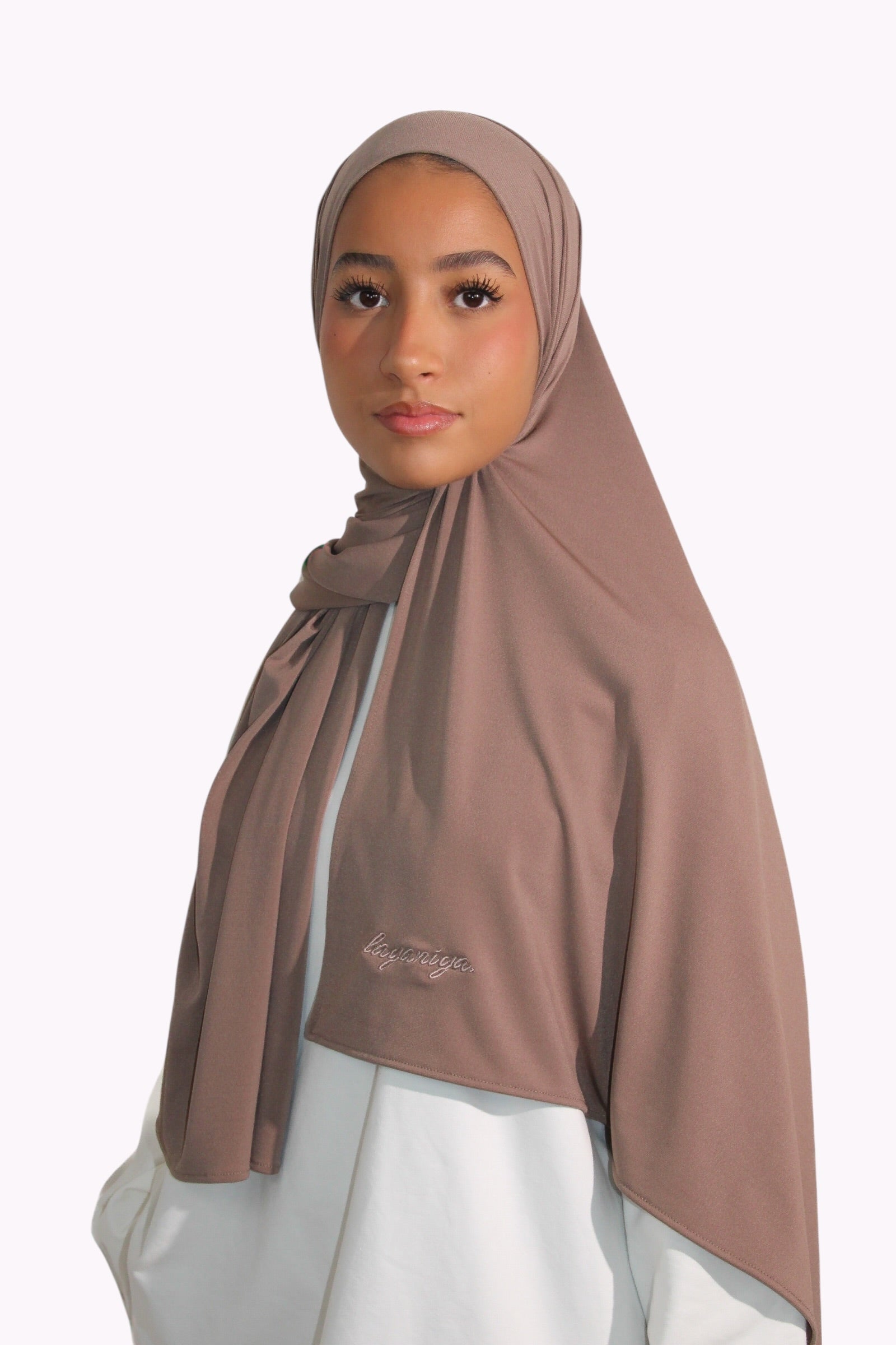 HIJAB JERSEY PREMIUM • TAUPE