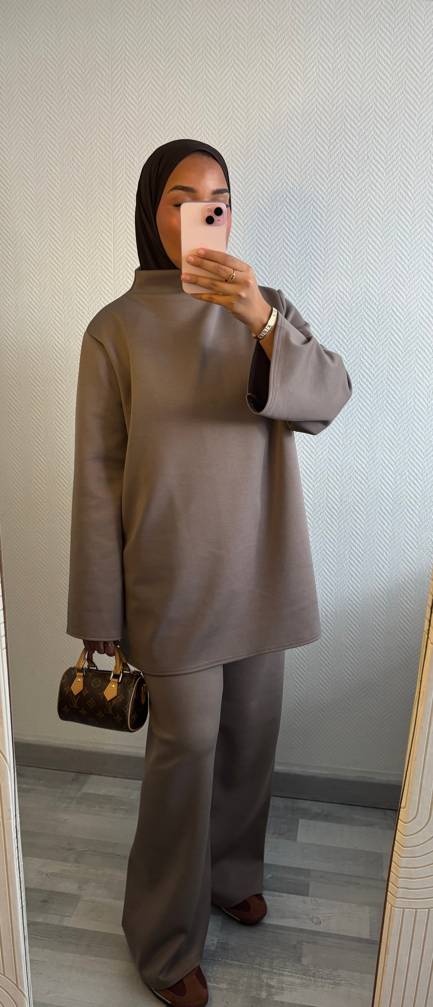 ENSEMBLE LAYAN • TAUPE FONCÉ