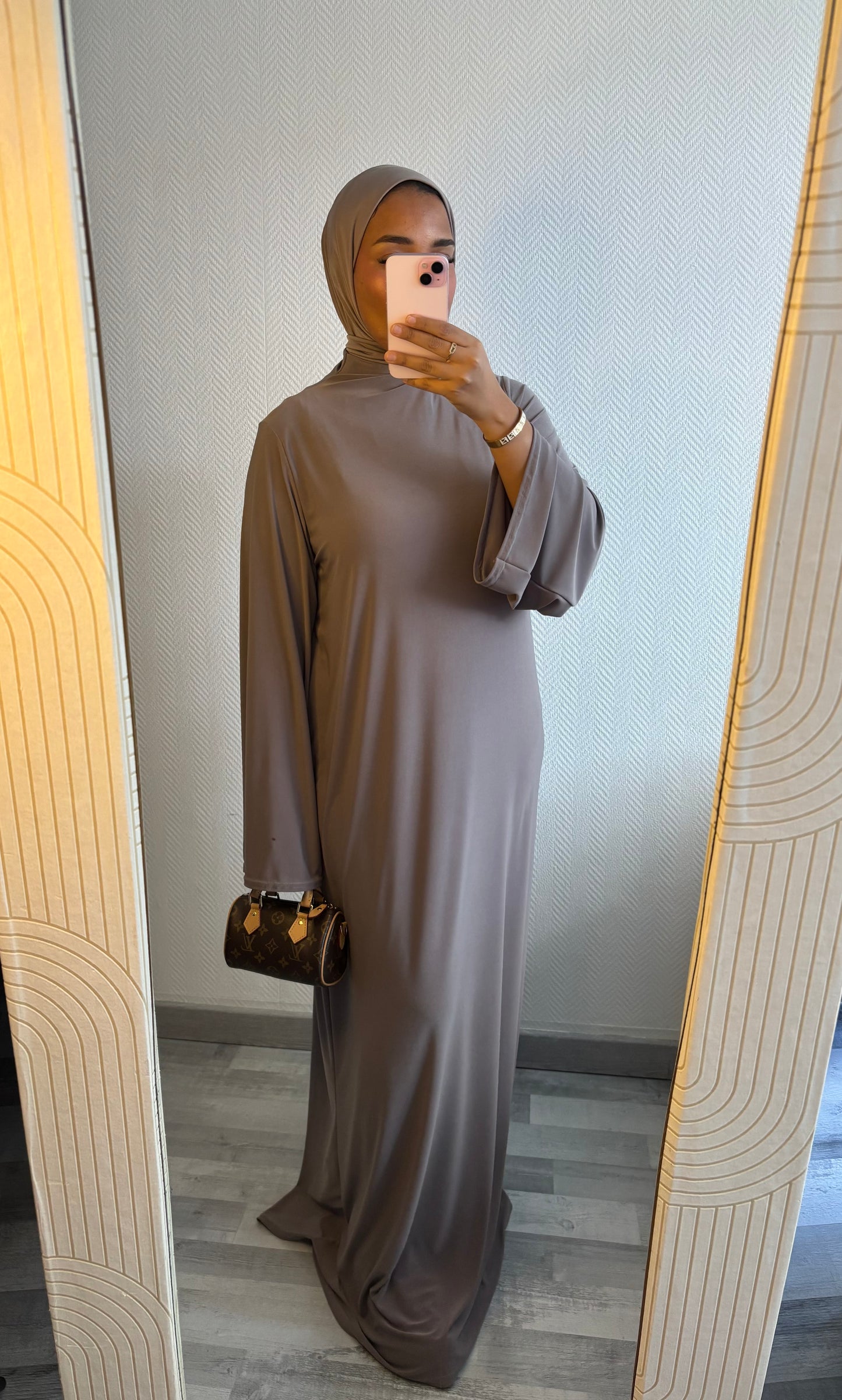 ABAYA JERSEY PREMIUM • TAUPE