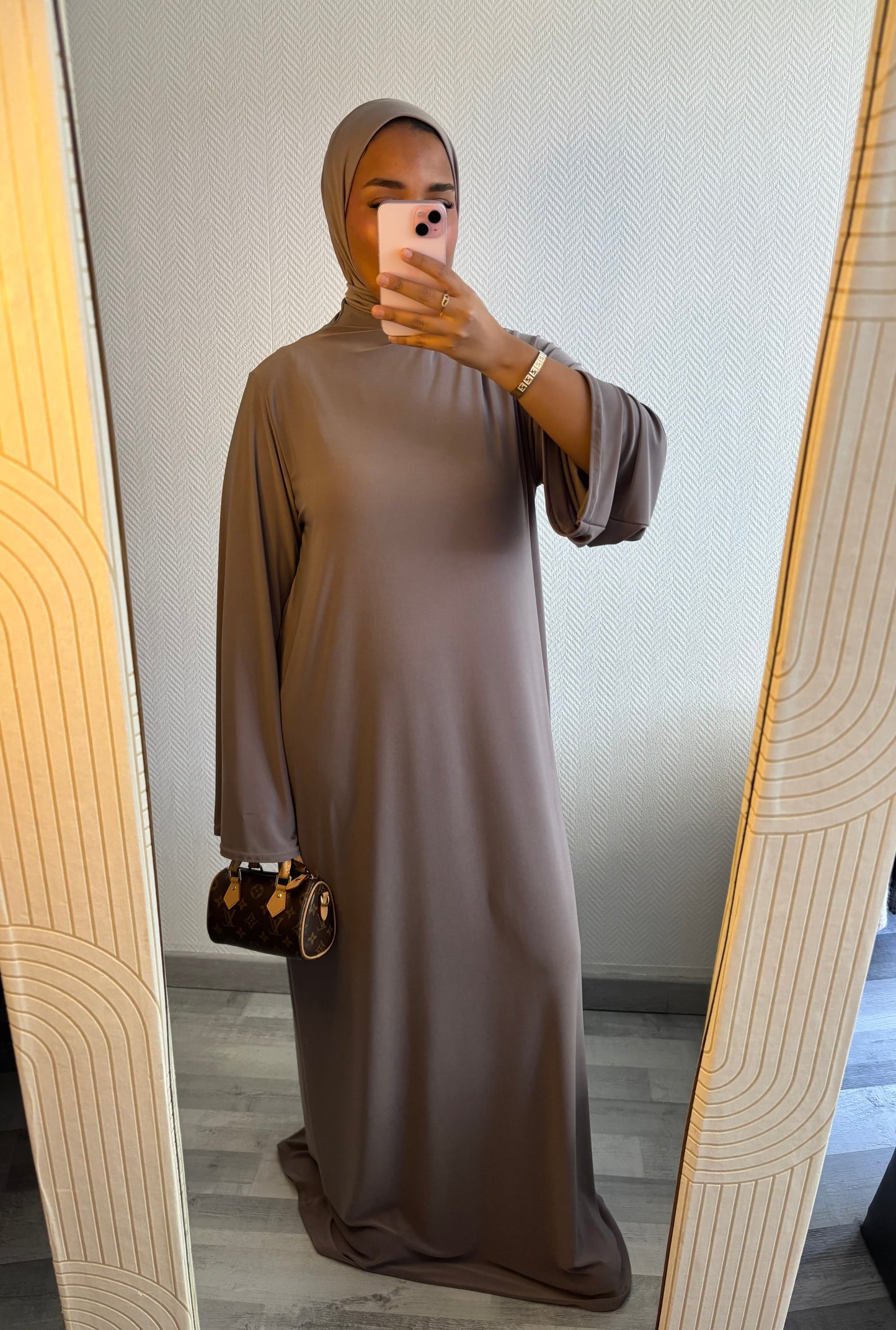 ABAYA JERSEY PREMIUM • TAUPE