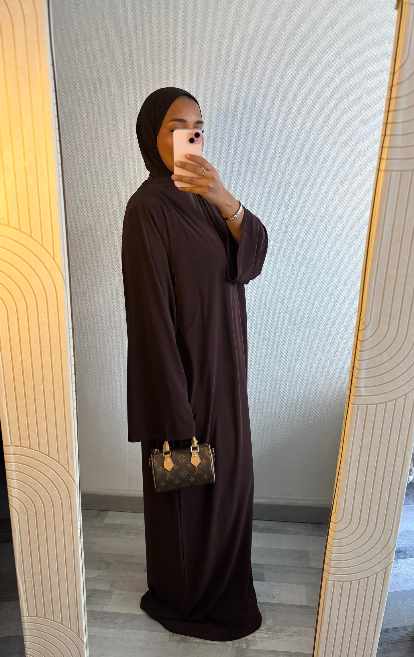 ABAYA JERSEY PREMIUM • CHOCO