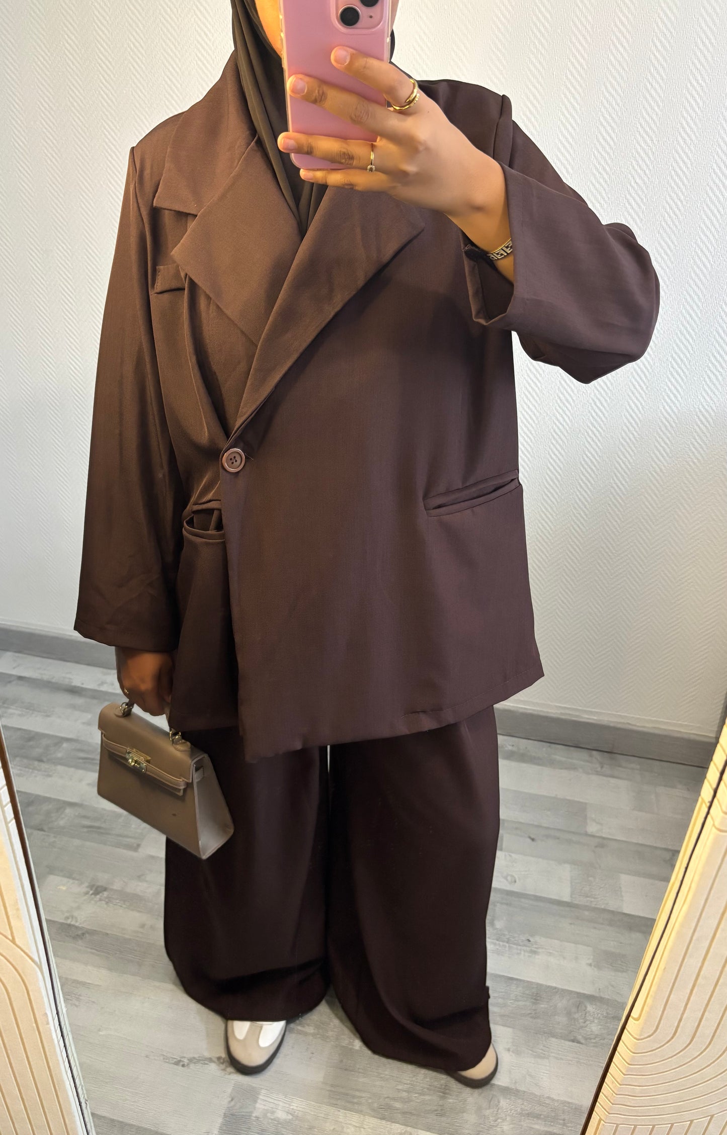 ENSEMBLE BLAZER • CHOCO