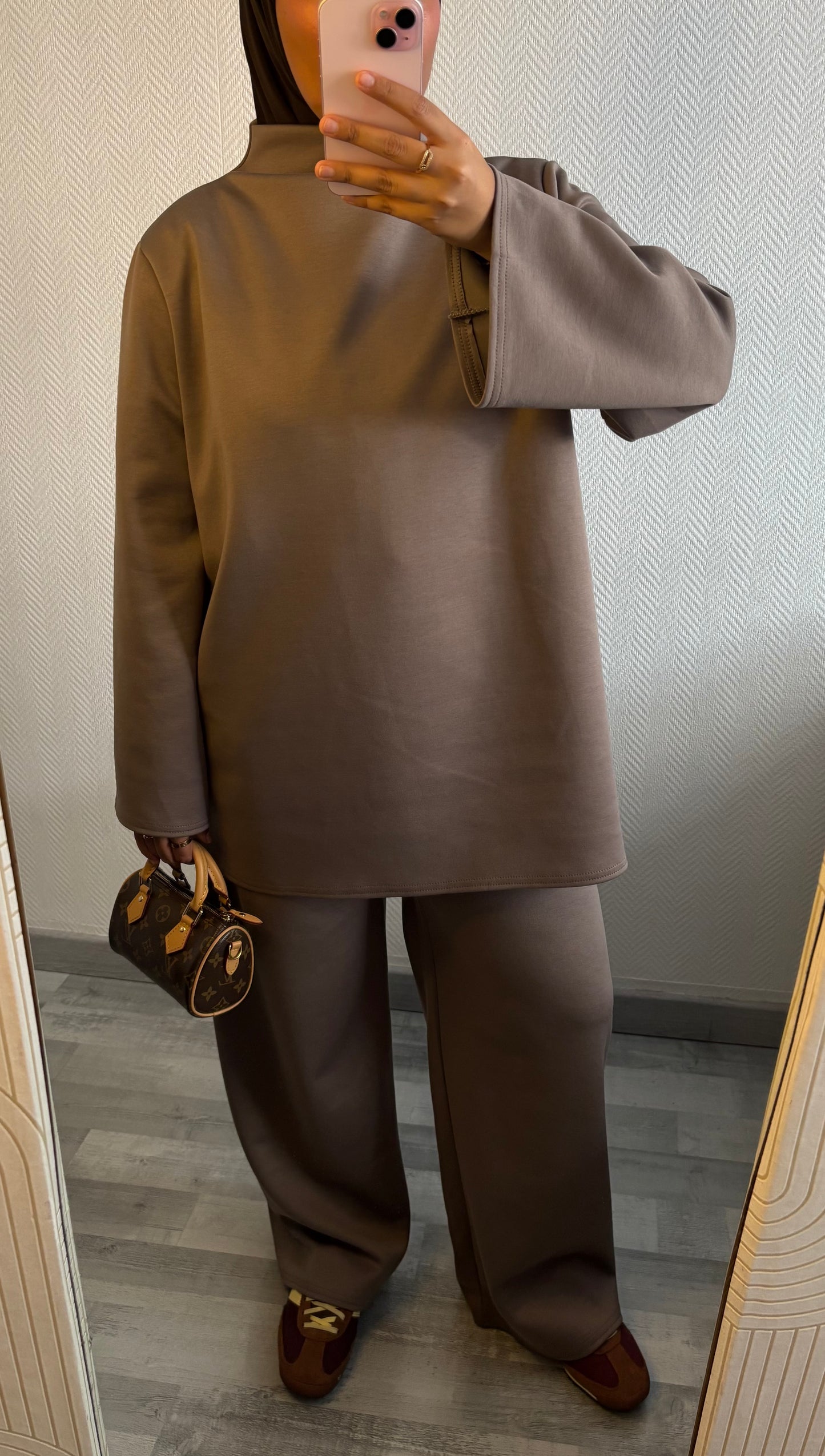 ENSEMBLE LAYAN • TAUPE FONCÉ