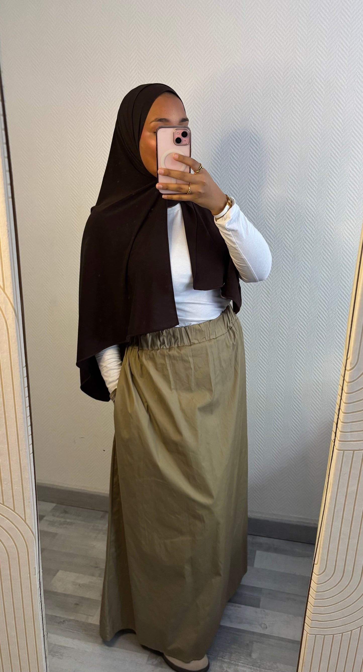 JUPE BOUFFANTE • TAUPE