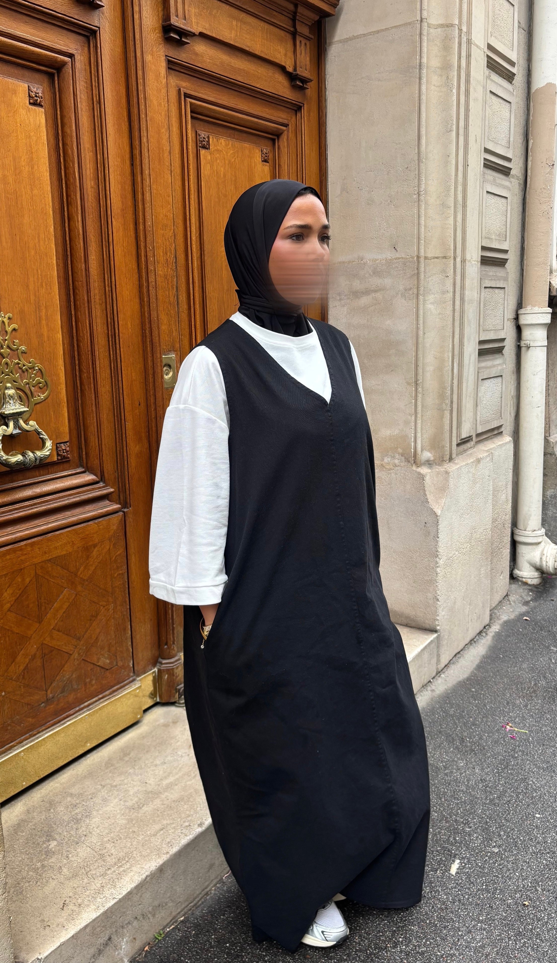 ROBE EN JEAN • NOIR