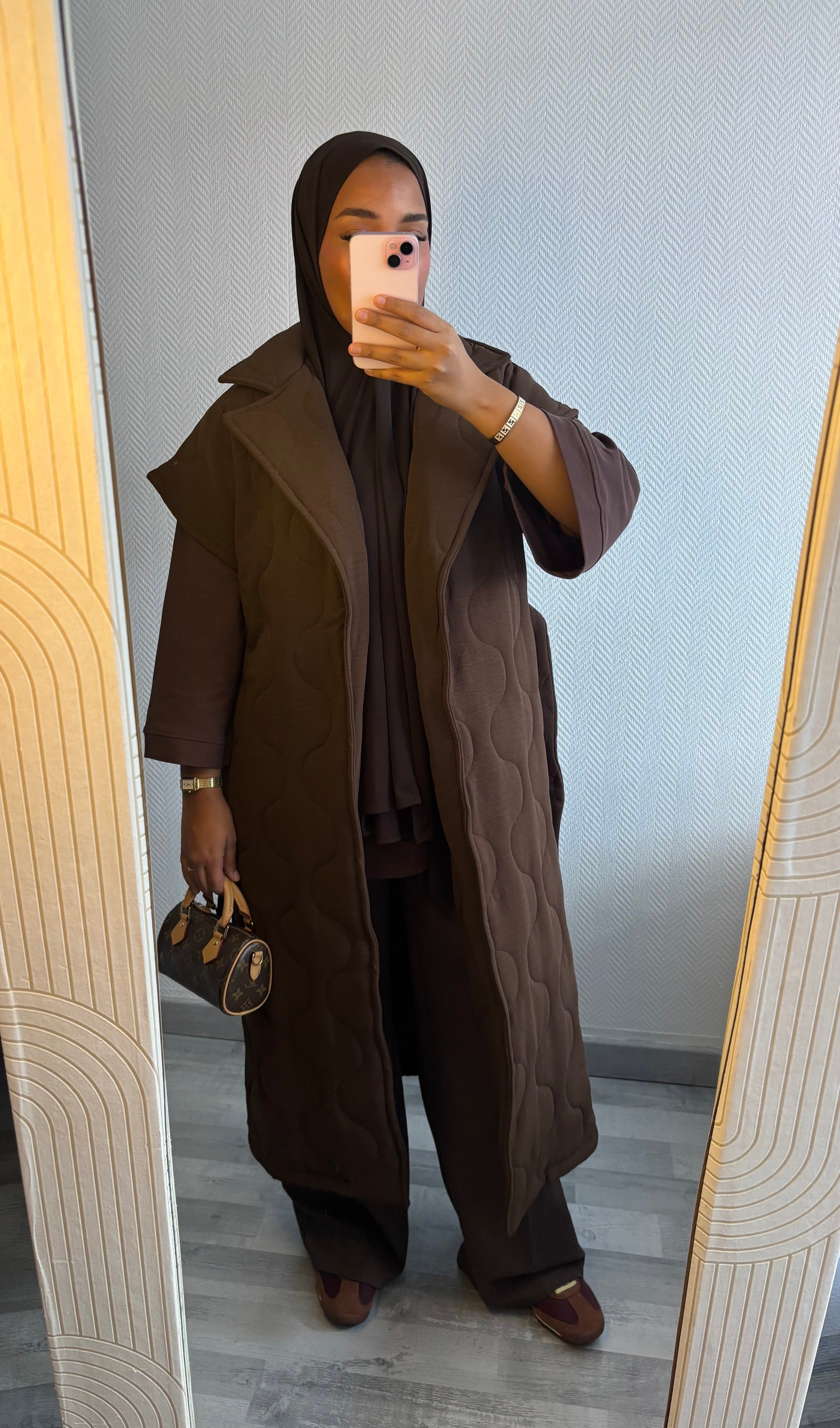 MANTEAU MATELASSÉ • CHOCO