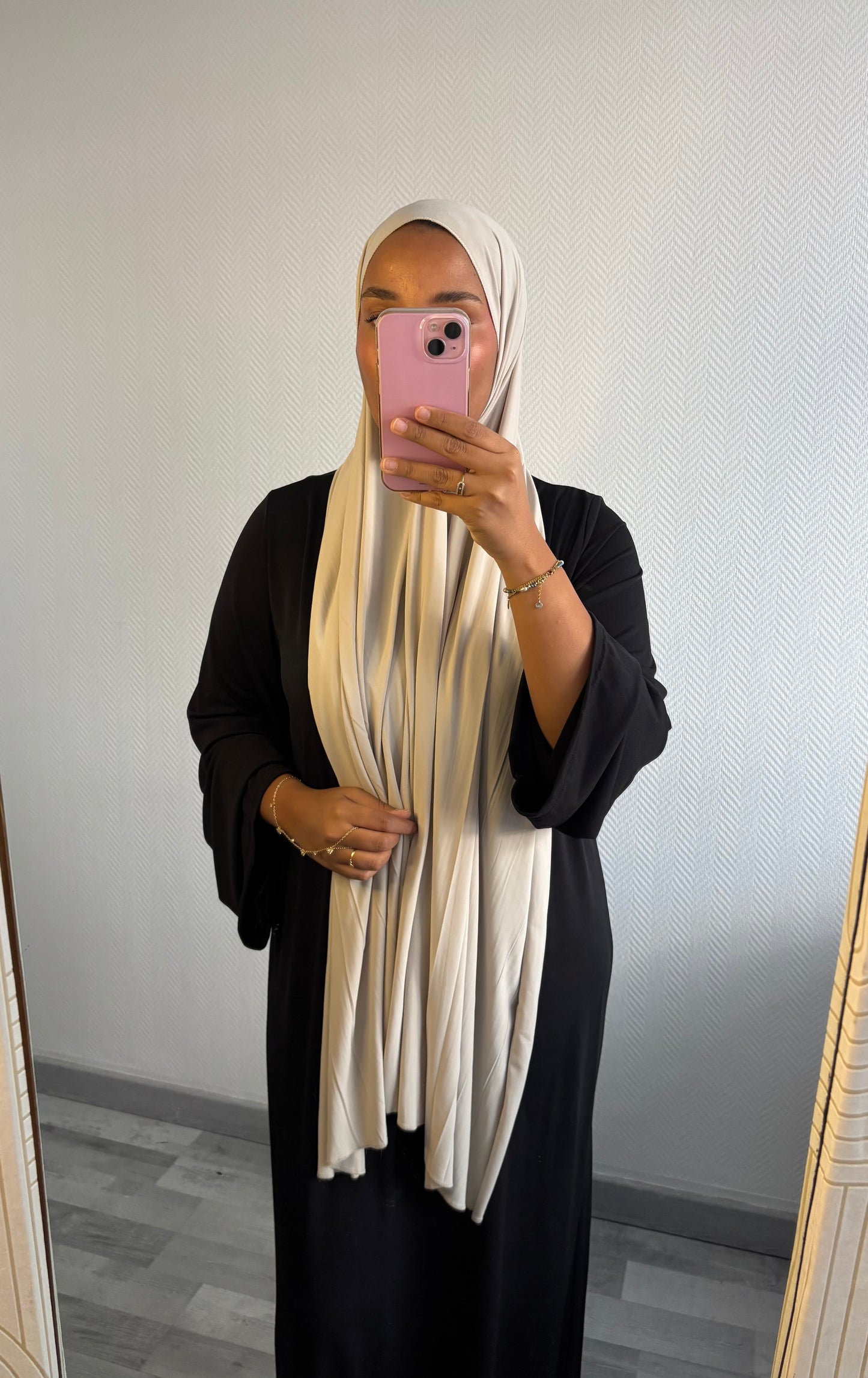 VOILE EN JERSEY PREMIUM • GREIGE