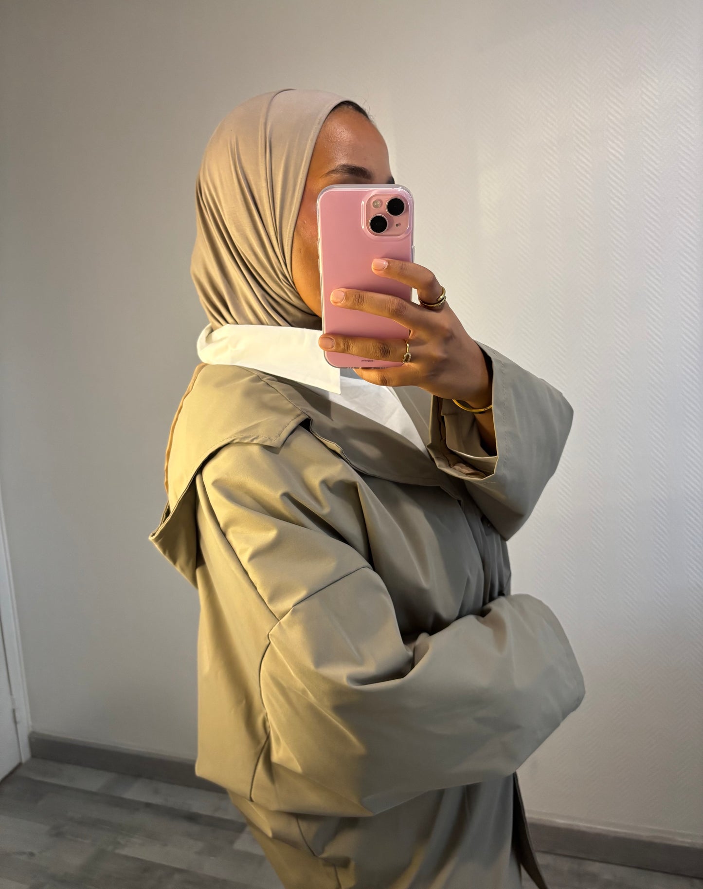 VESTE IMPERMÉABLE • TAUPE