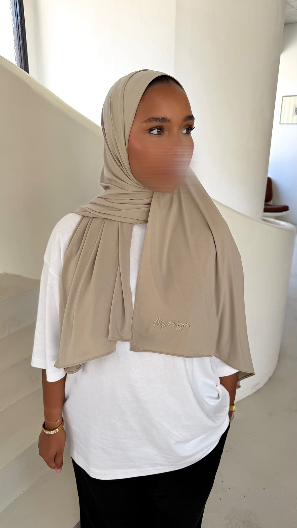 HIJAB JERSEY PREMIUM • MINK